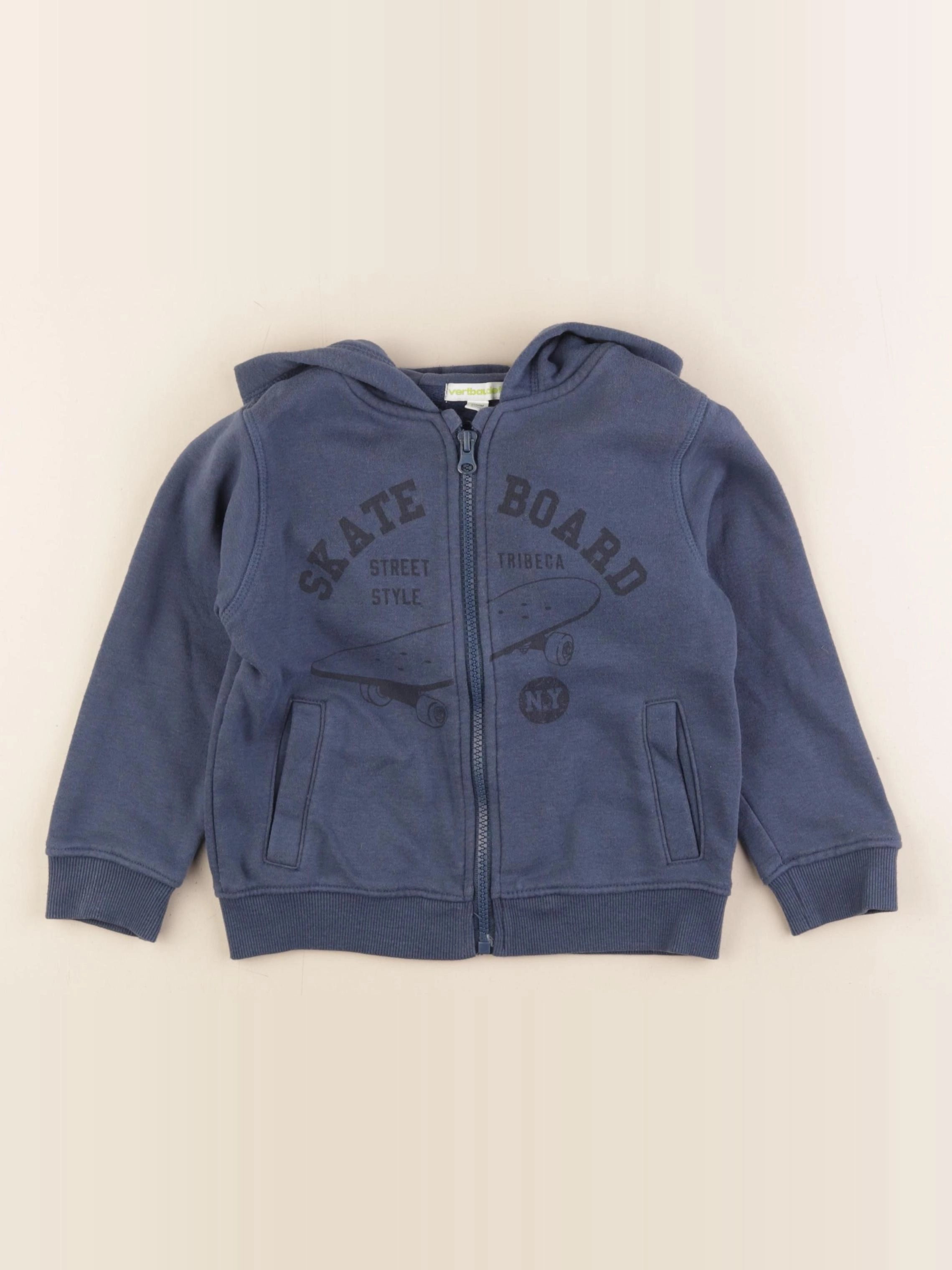 Vertbaudet - gilet bleu - 5 ans