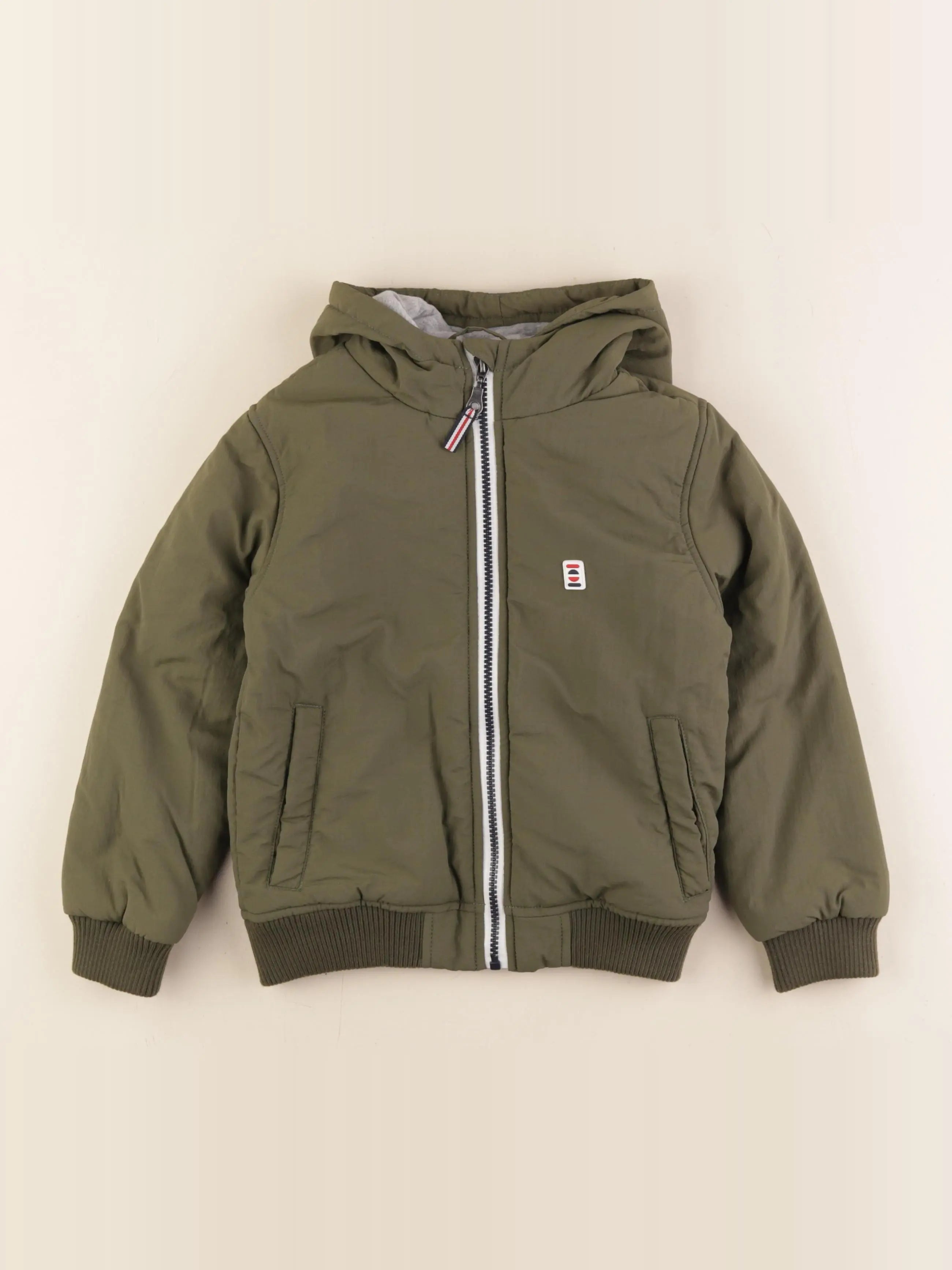 Vertbaudet - veste vert - 6 ans