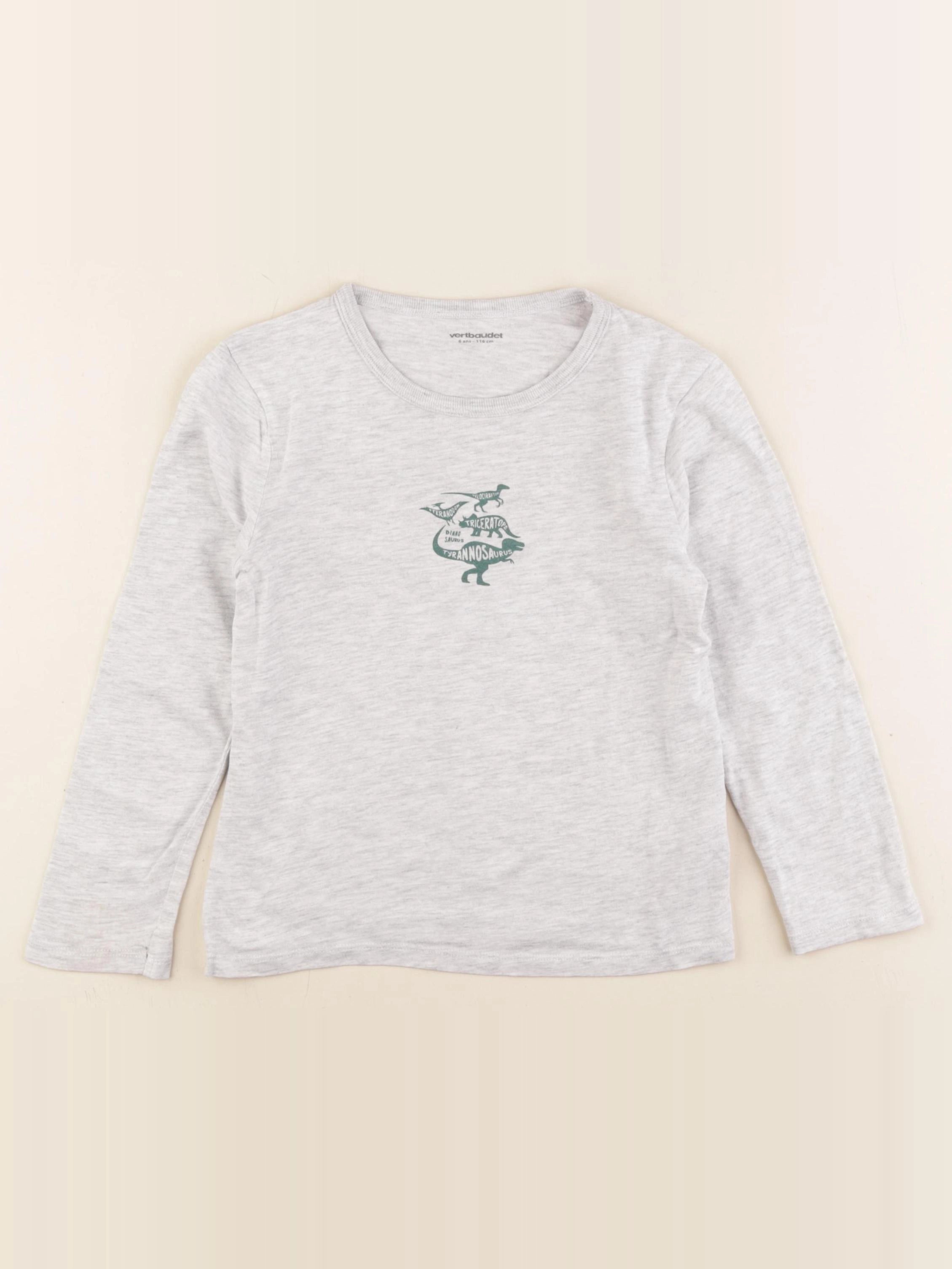 Vertbaudet - maillot de corps gris - 6 ans