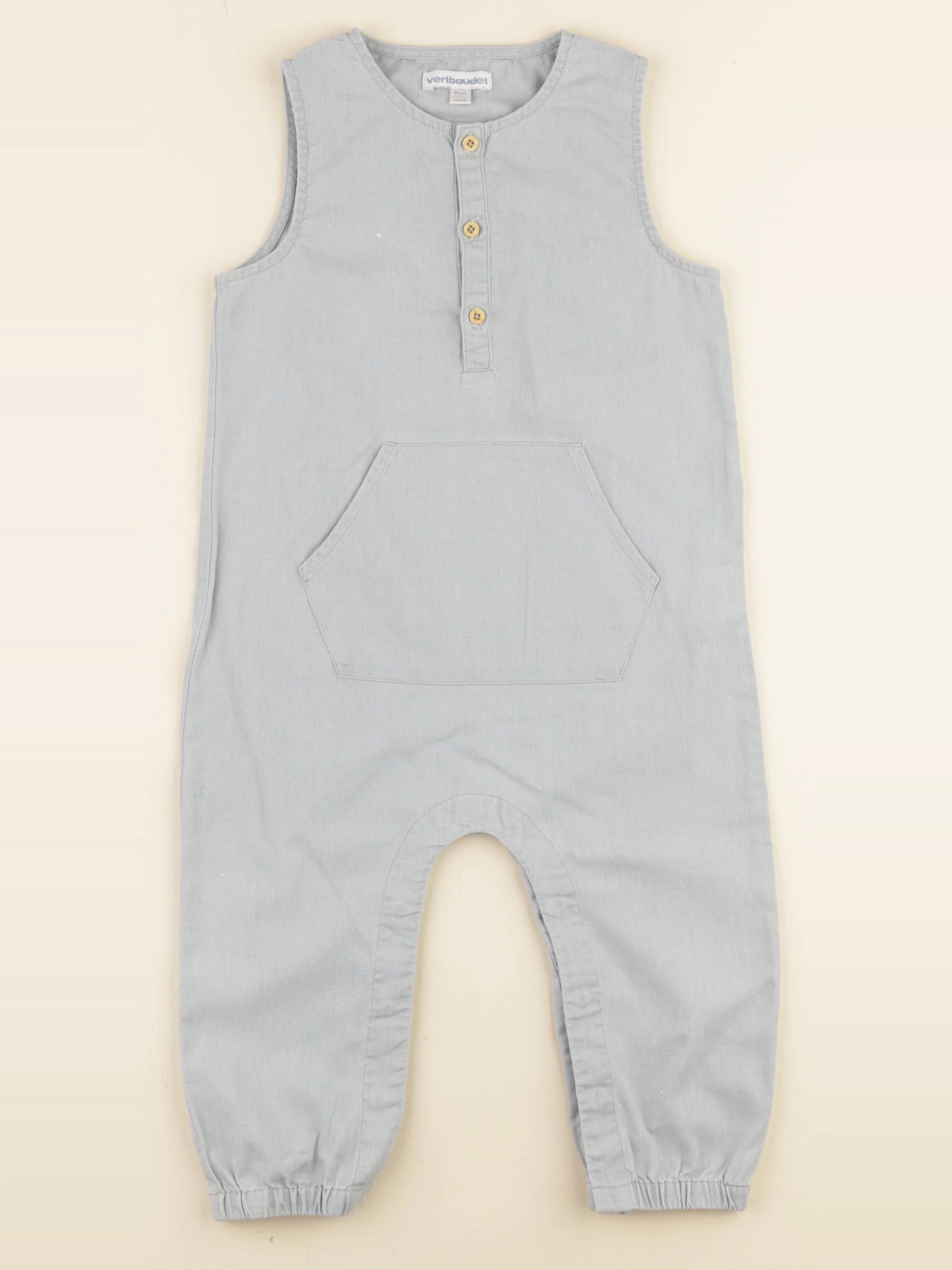 Vertbaudet - combinaison bleu - 2 ans