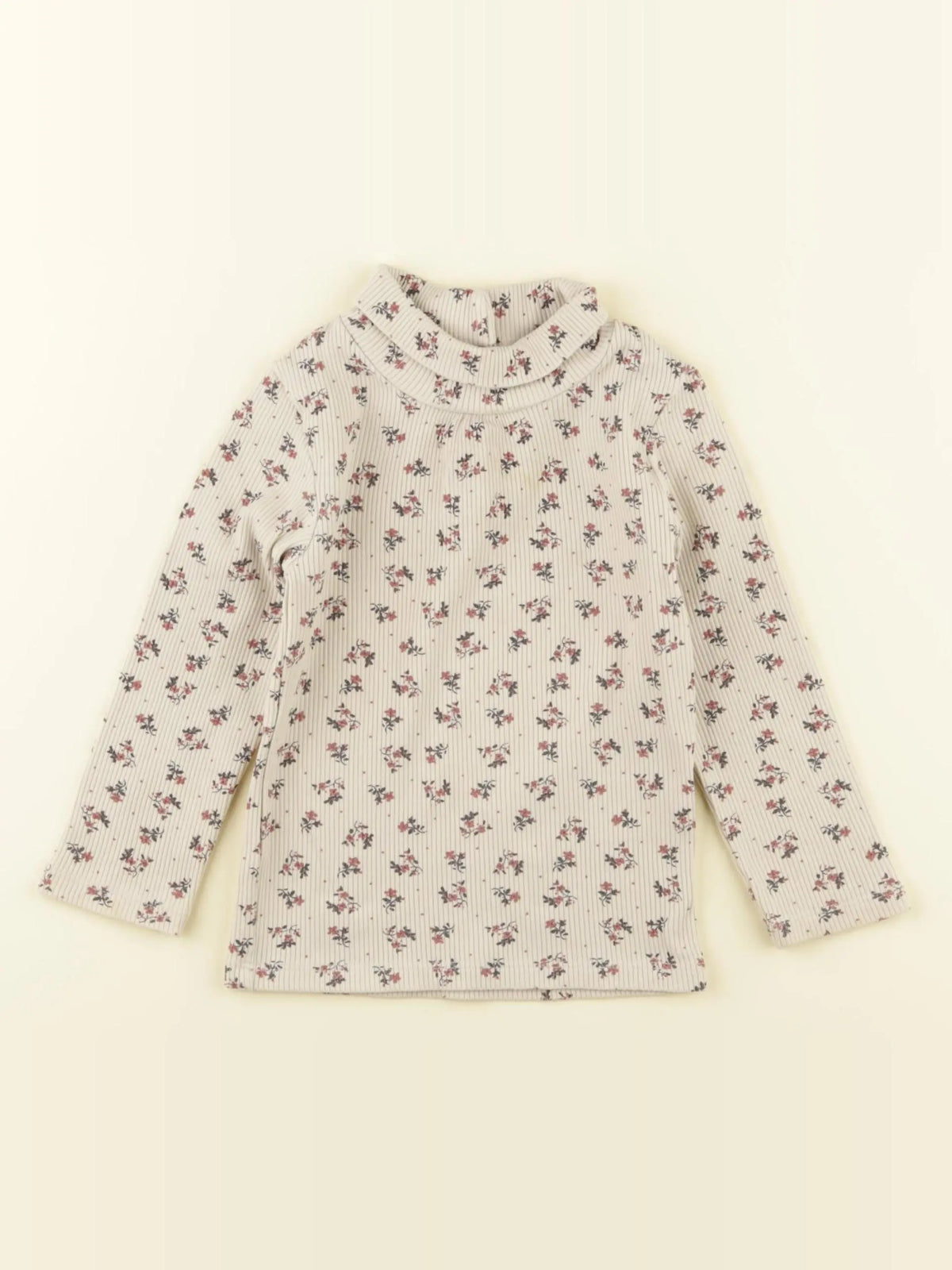 Vertbaudet - sous-pull beige - 18 mois