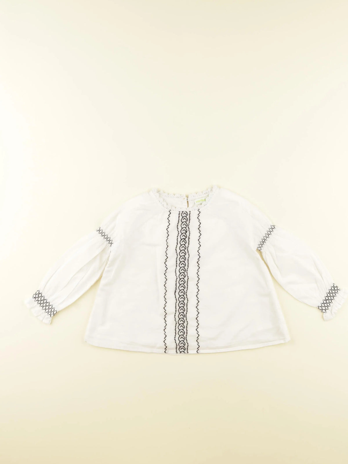 Vertbaudet - blouse blanc - 2 ans