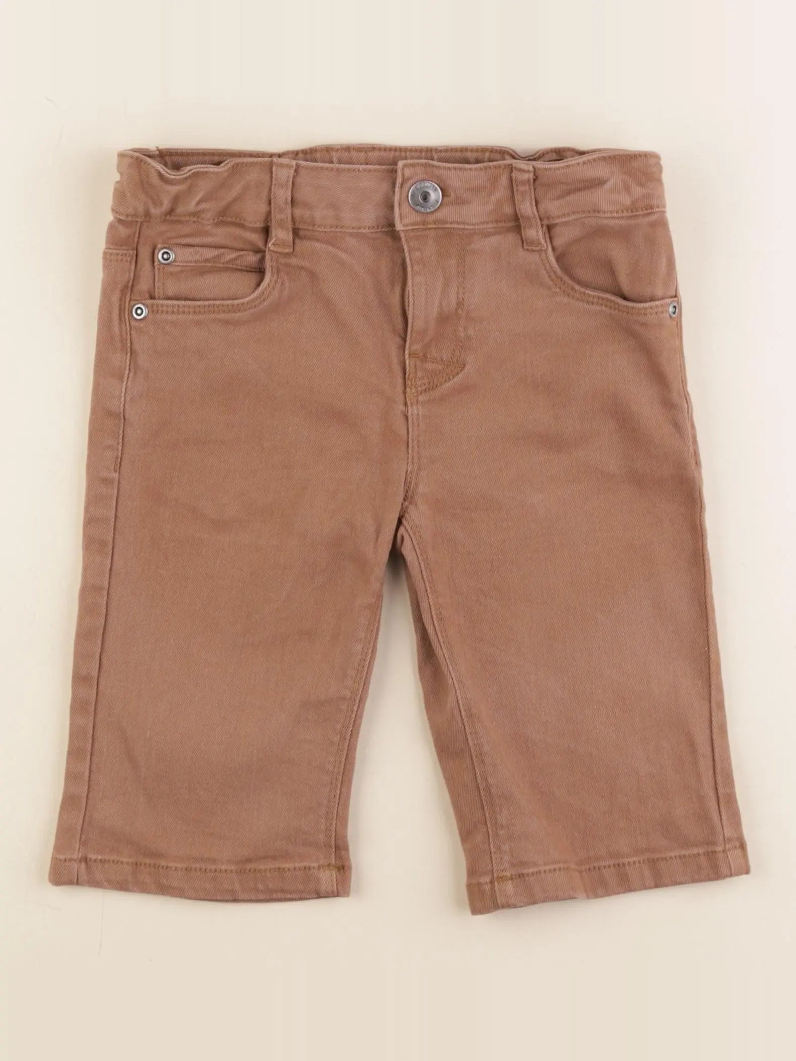 Vertbaudet - short marron - 5 ans