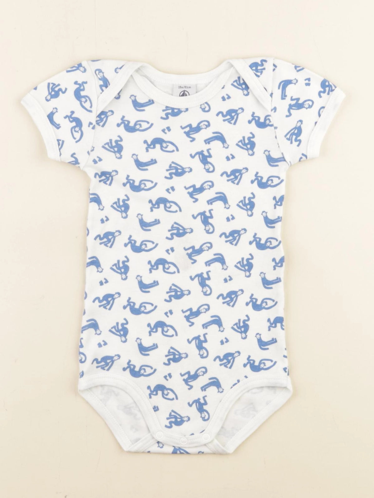 Petit Bateau - body blanc - 18 mois