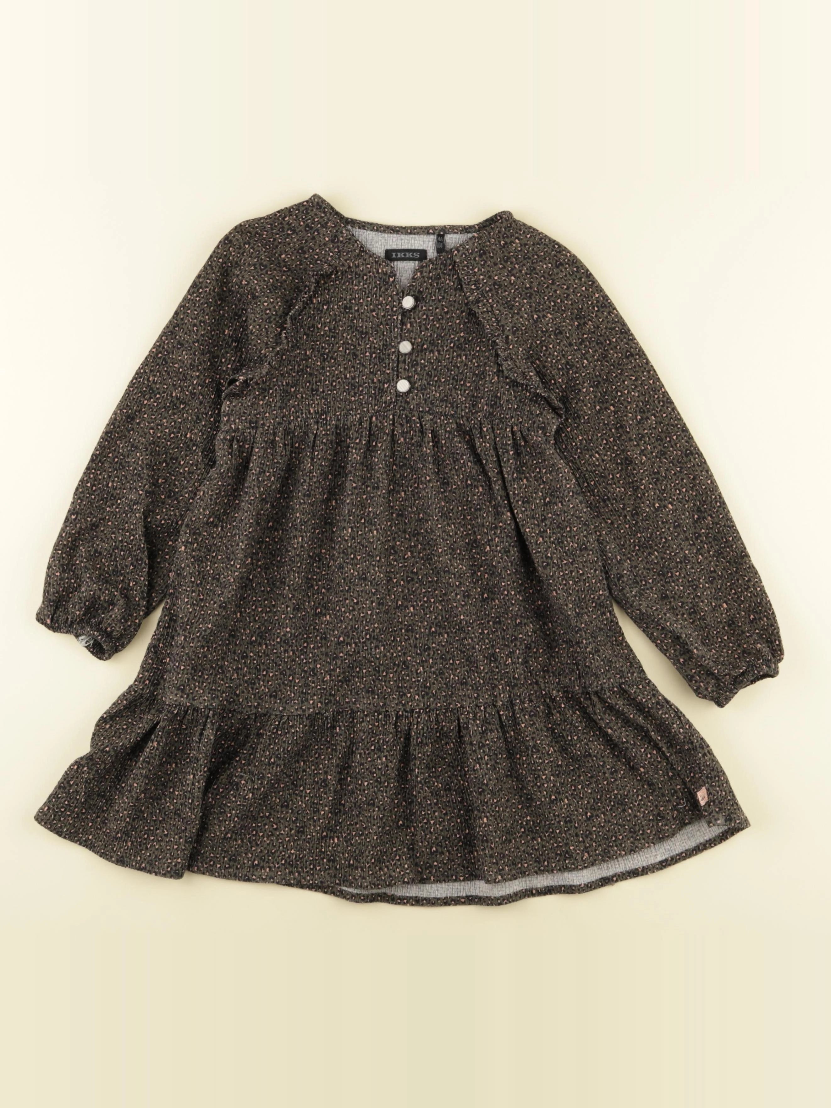 IKKS - robe vert - 4 ans