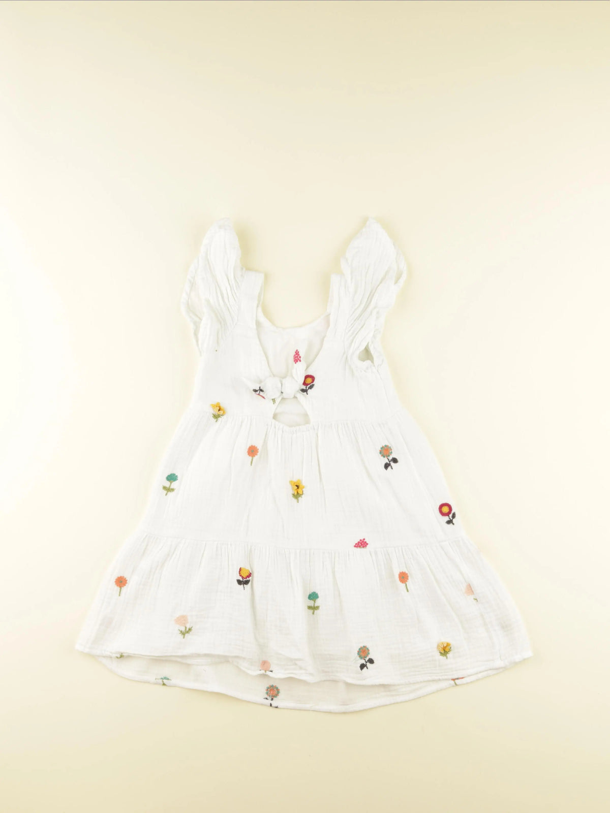 Zara - robe blanc - 4 ans