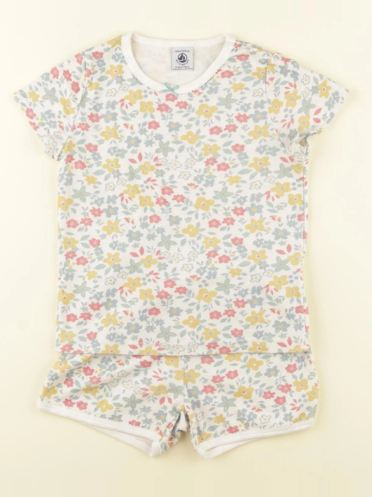 Petit Bateau - pyjama coton multicolore - 4 ans