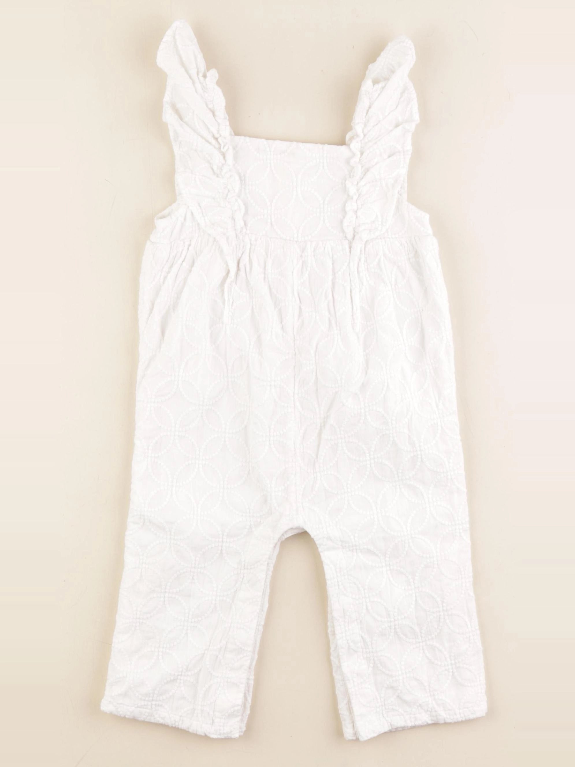 Vertbaudet - combinaison blanc - 18 mois