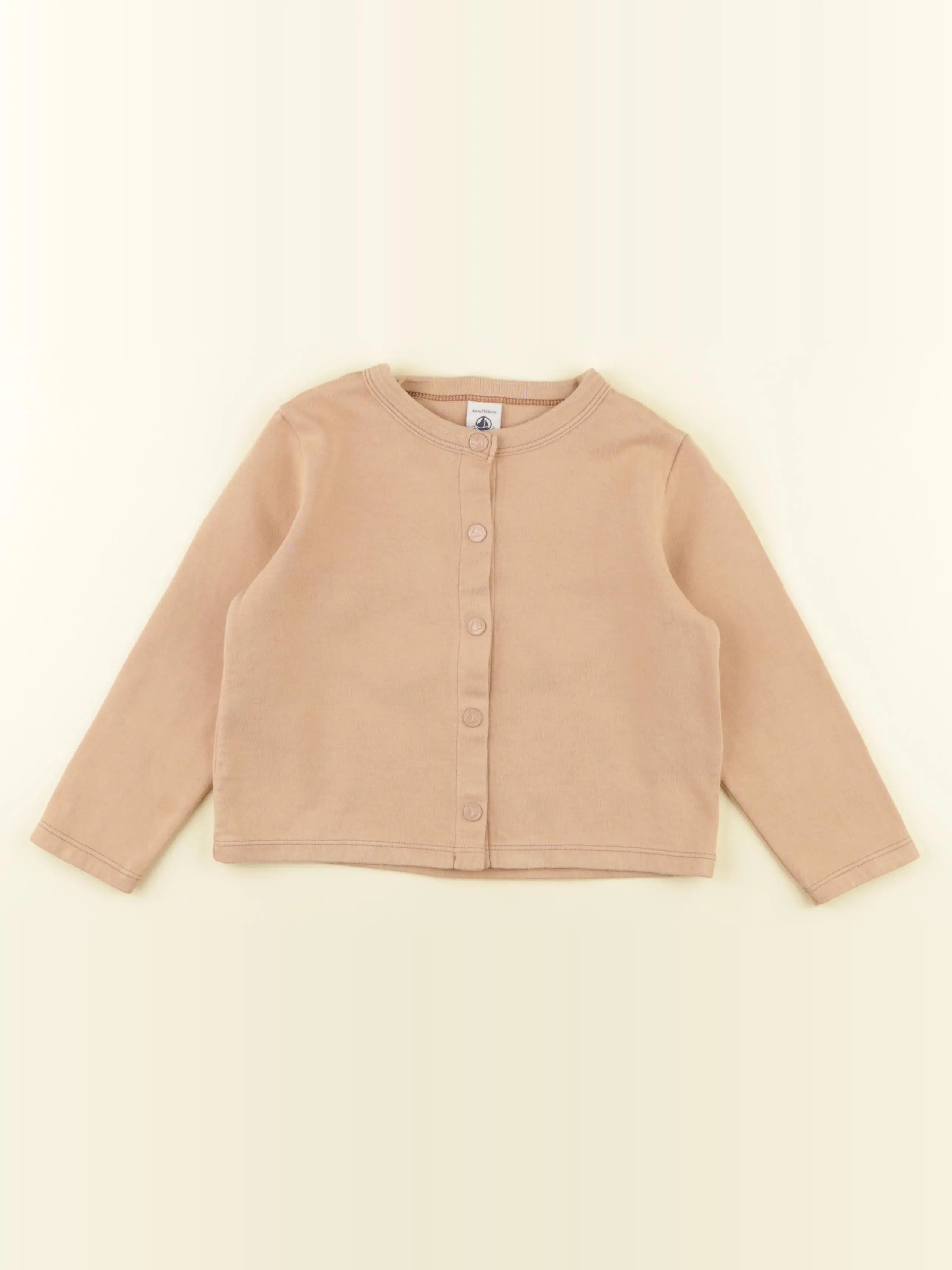 Petit Bateau - tee-shirt beige - 4 ans
