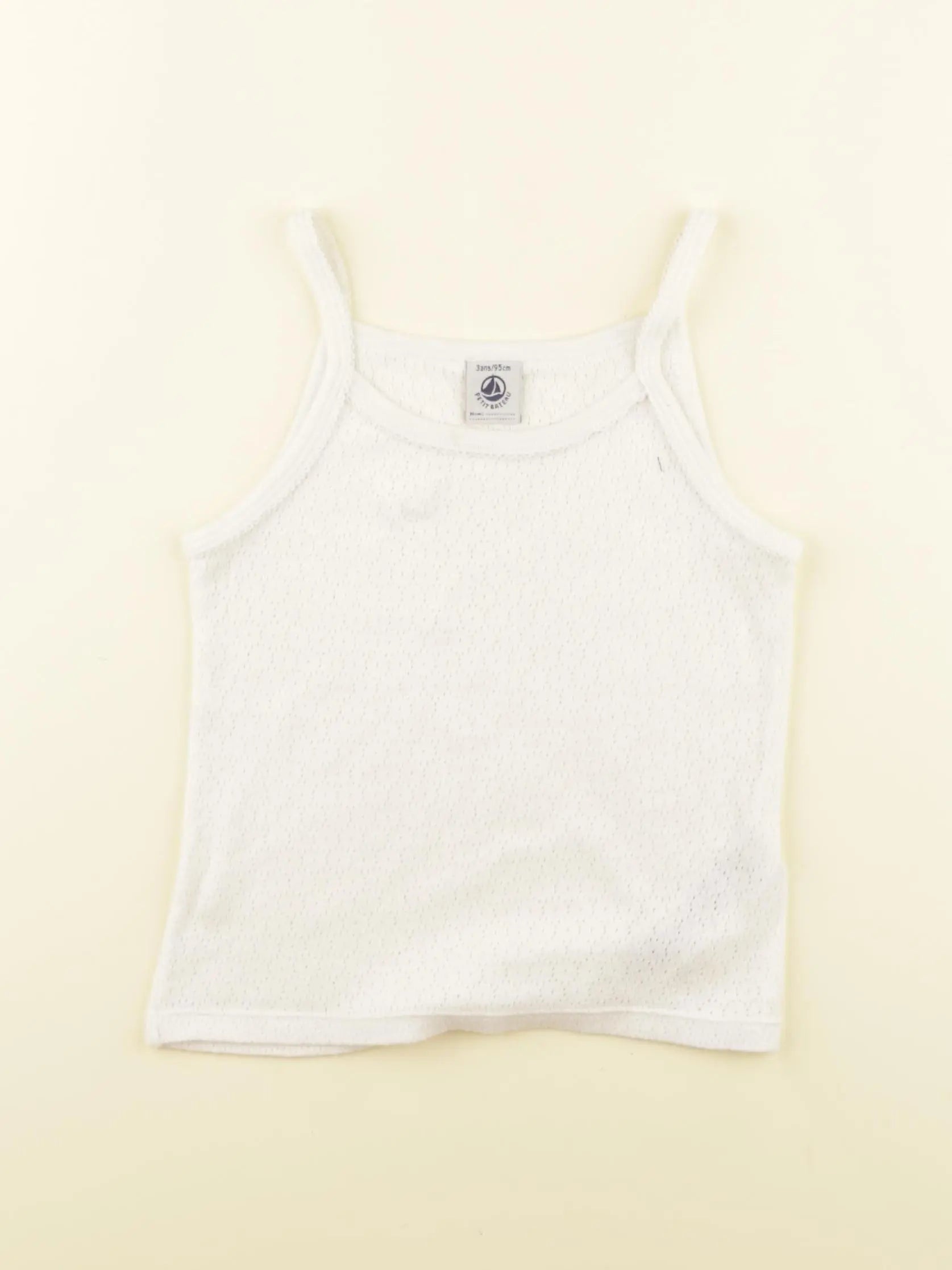 Petit Bateau - maillot de corps blanc - 3 ans