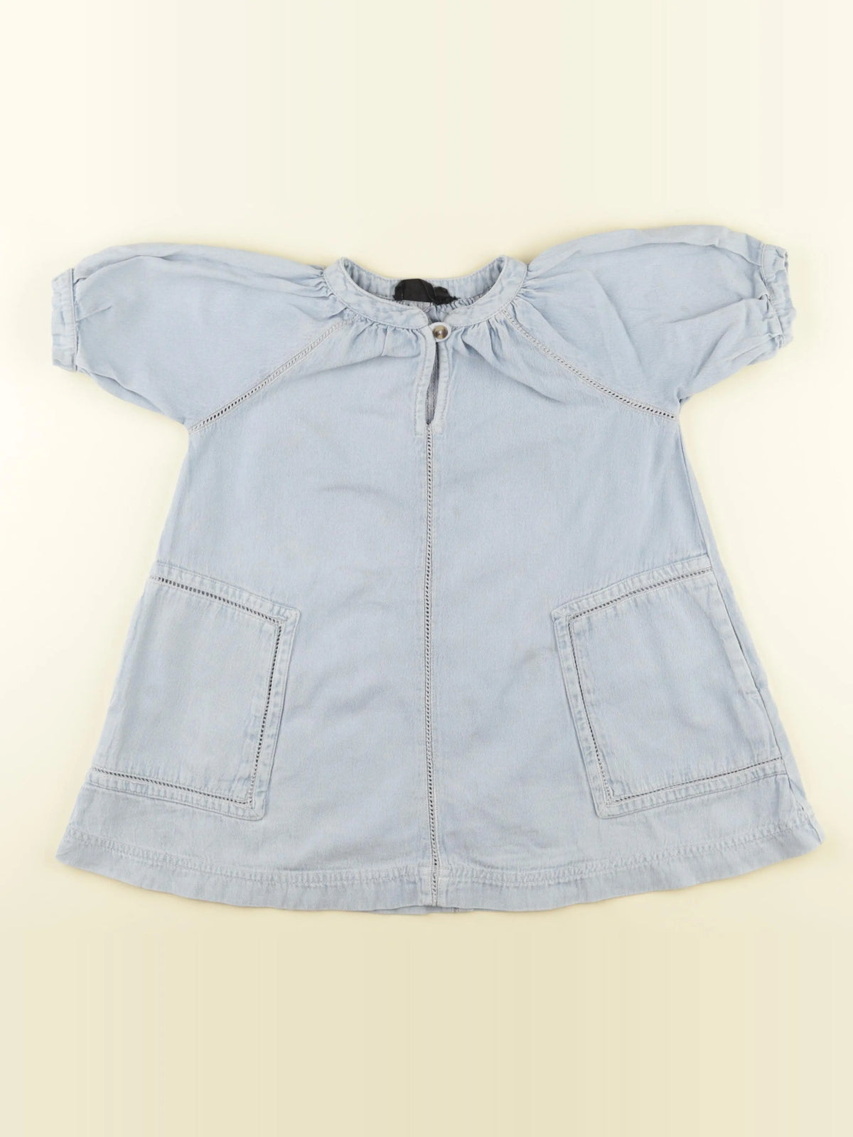 Monoprix - robe bleu - 4 ans