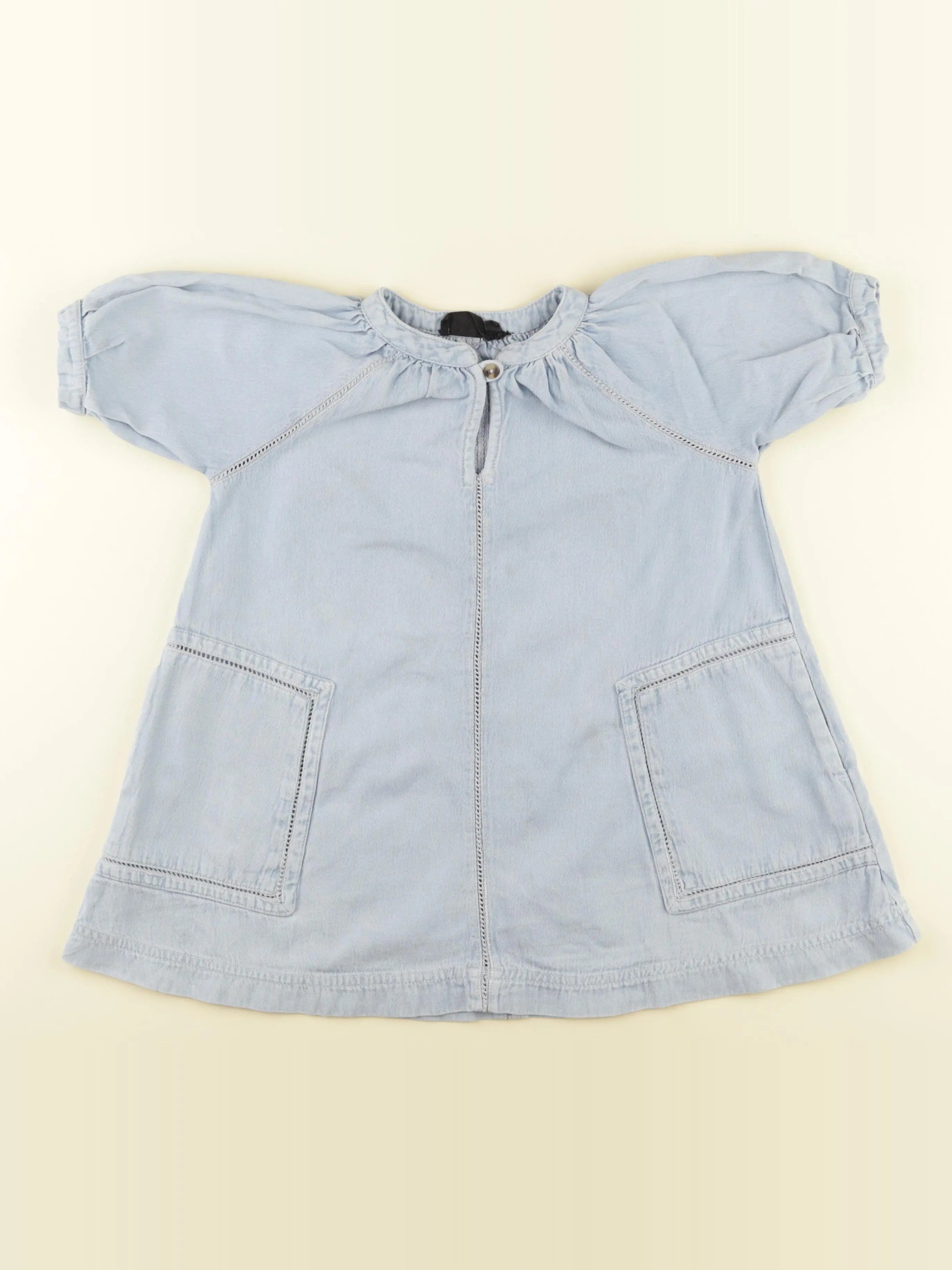 Monoprix - robe bleu - 4 ans