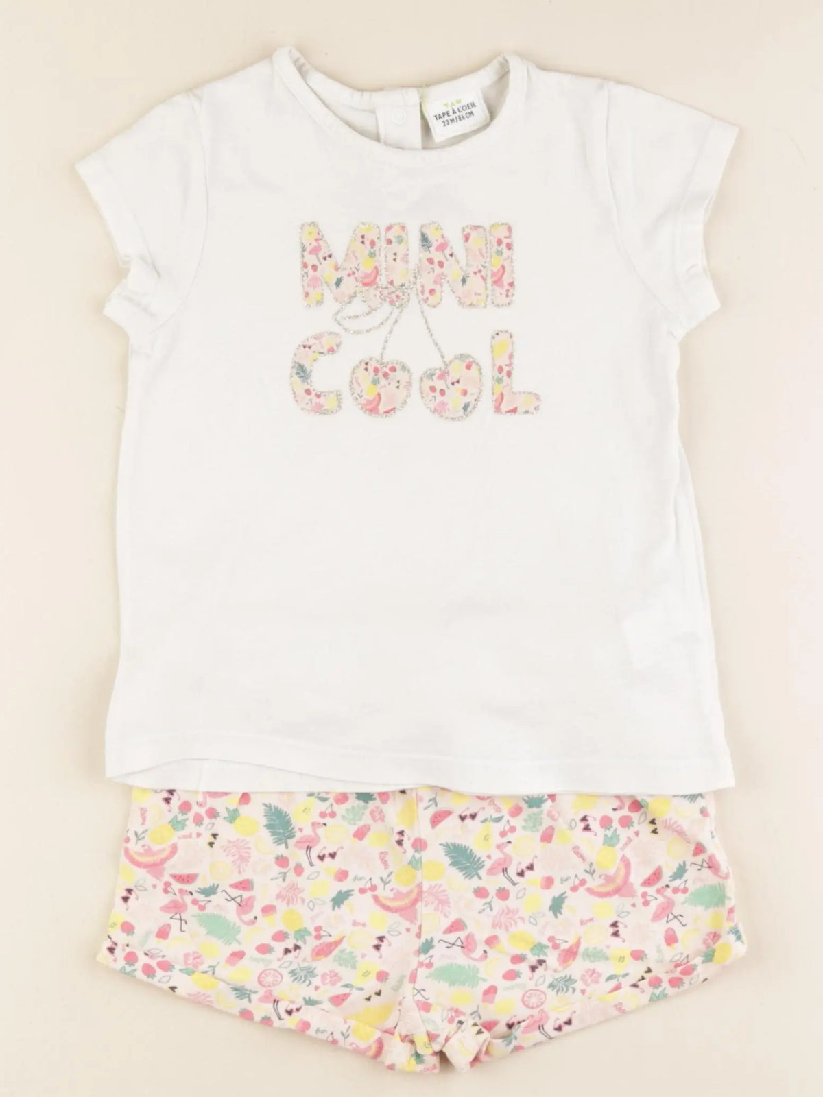 Tape à l'oeil - pyjama coton multicolore - 24 mois