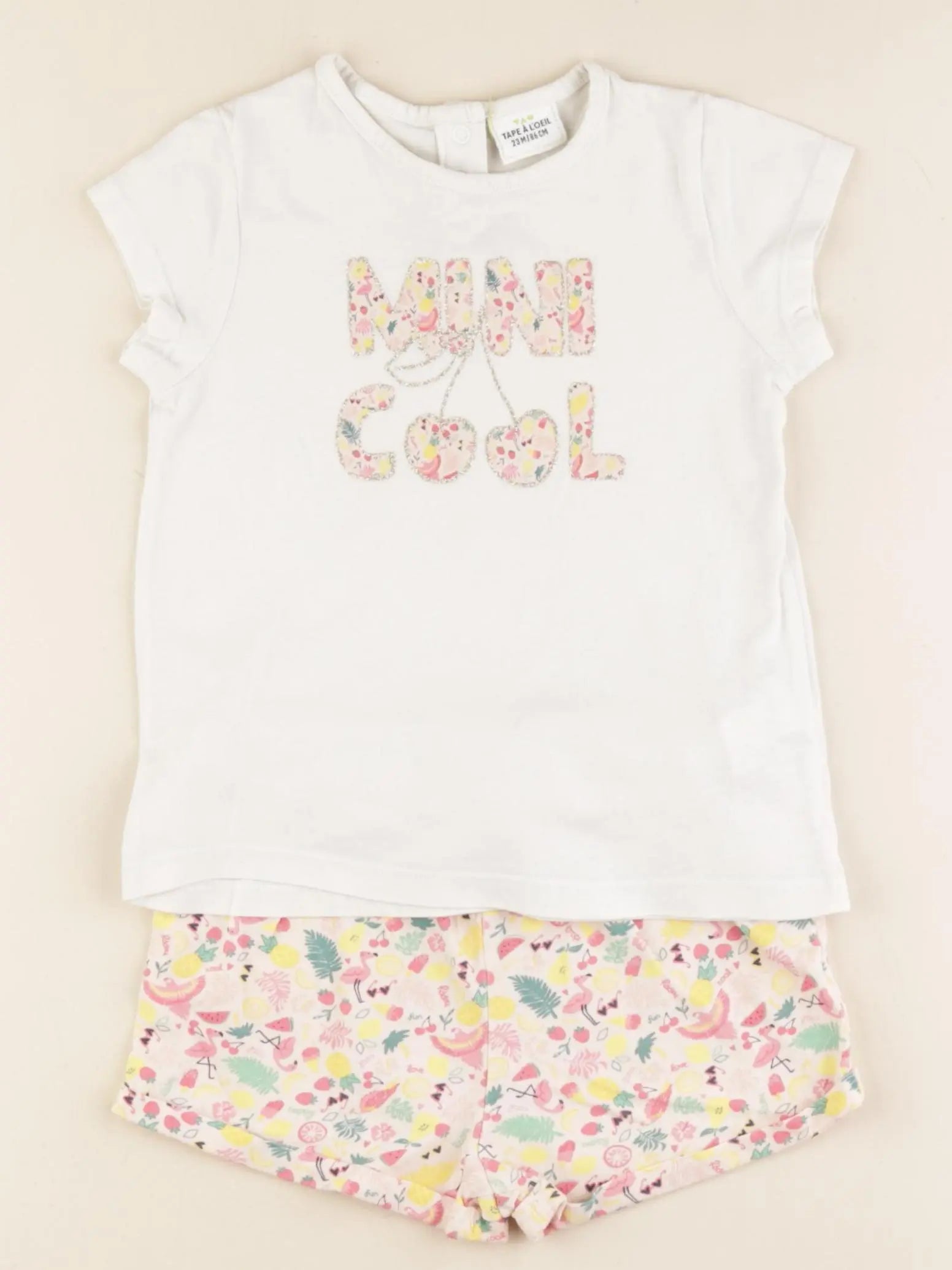 Tape à l'oeil - pyjama coton multicolore - 24 mois