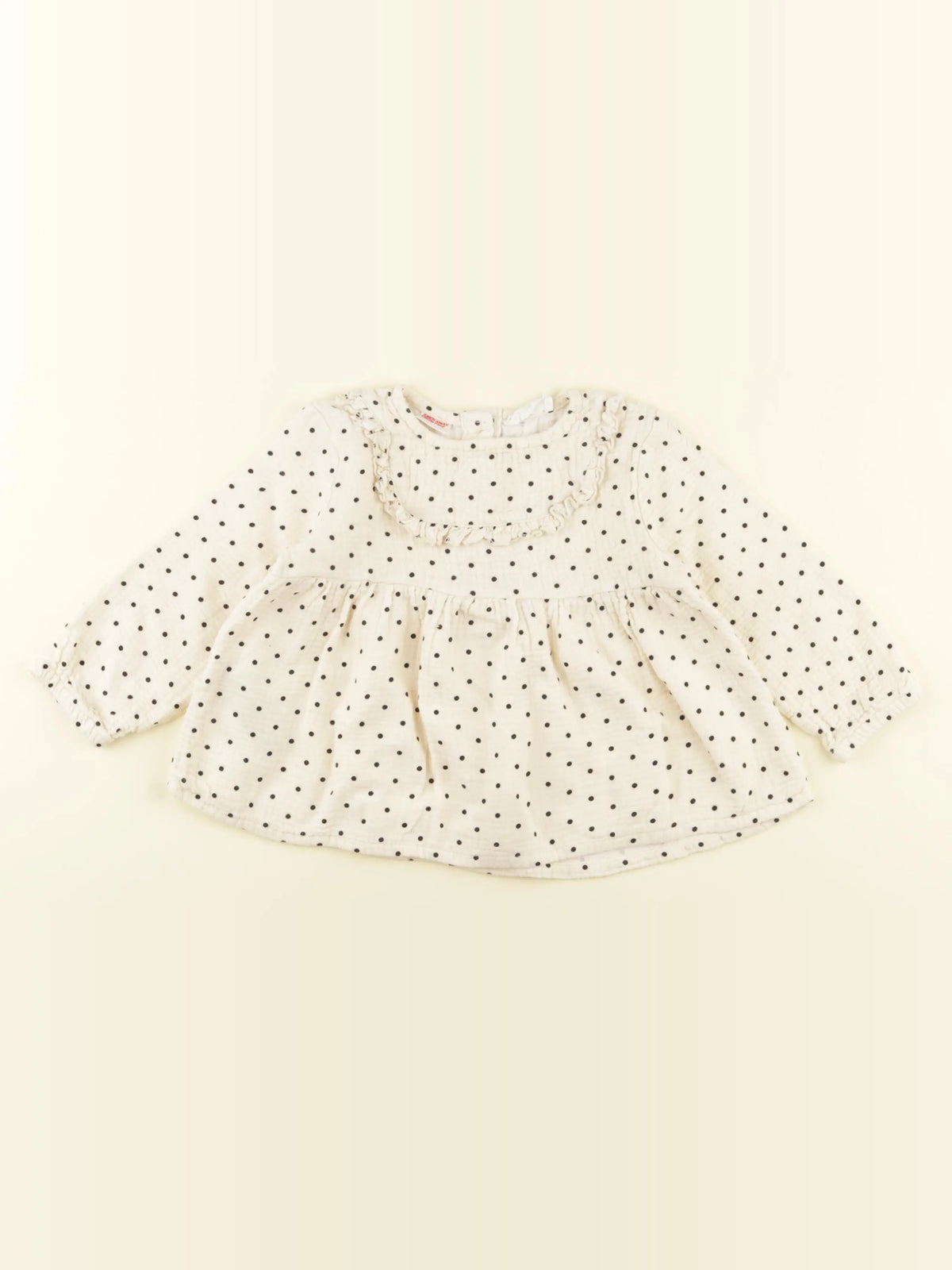 Mango - blouse blanc, noir - 3/4 ans