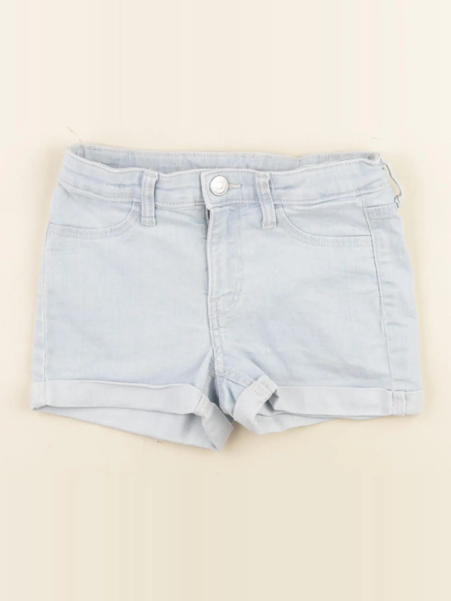 H&M - short bleu - 4/5 ans
