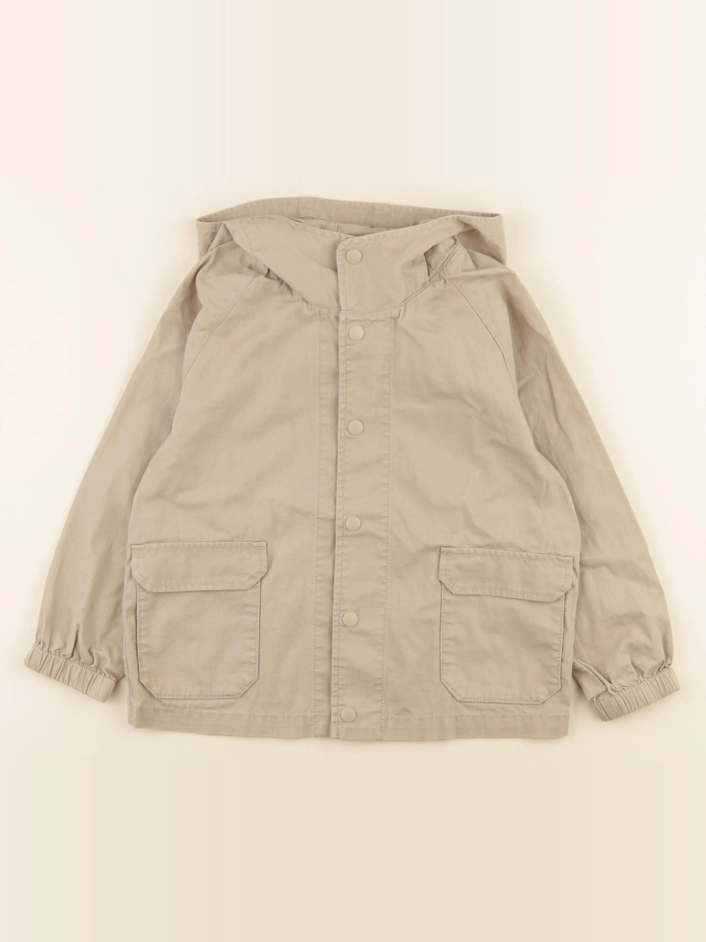 Uniqlo - veste taupe - 3/4 ans