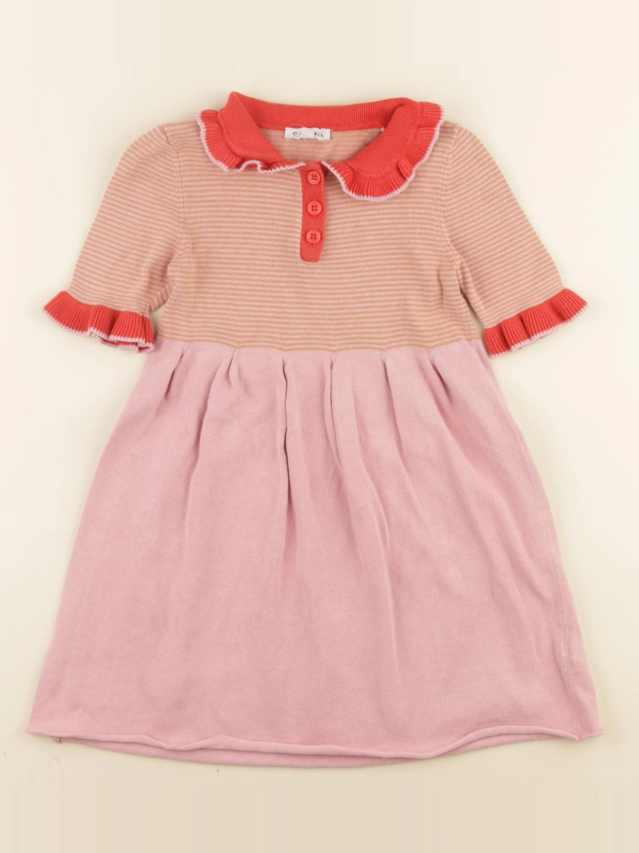Caramel - robe rose - 4 ans