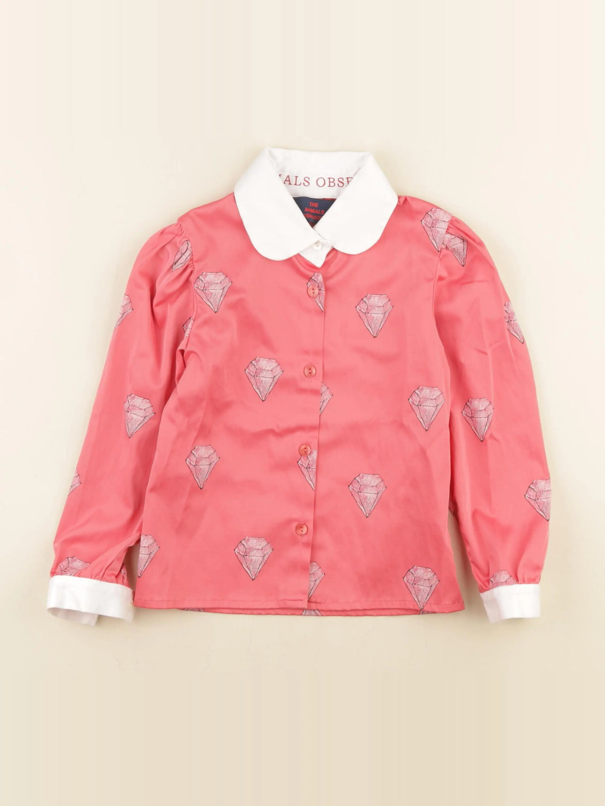 The animals observatory - blouse rose - 4 ans