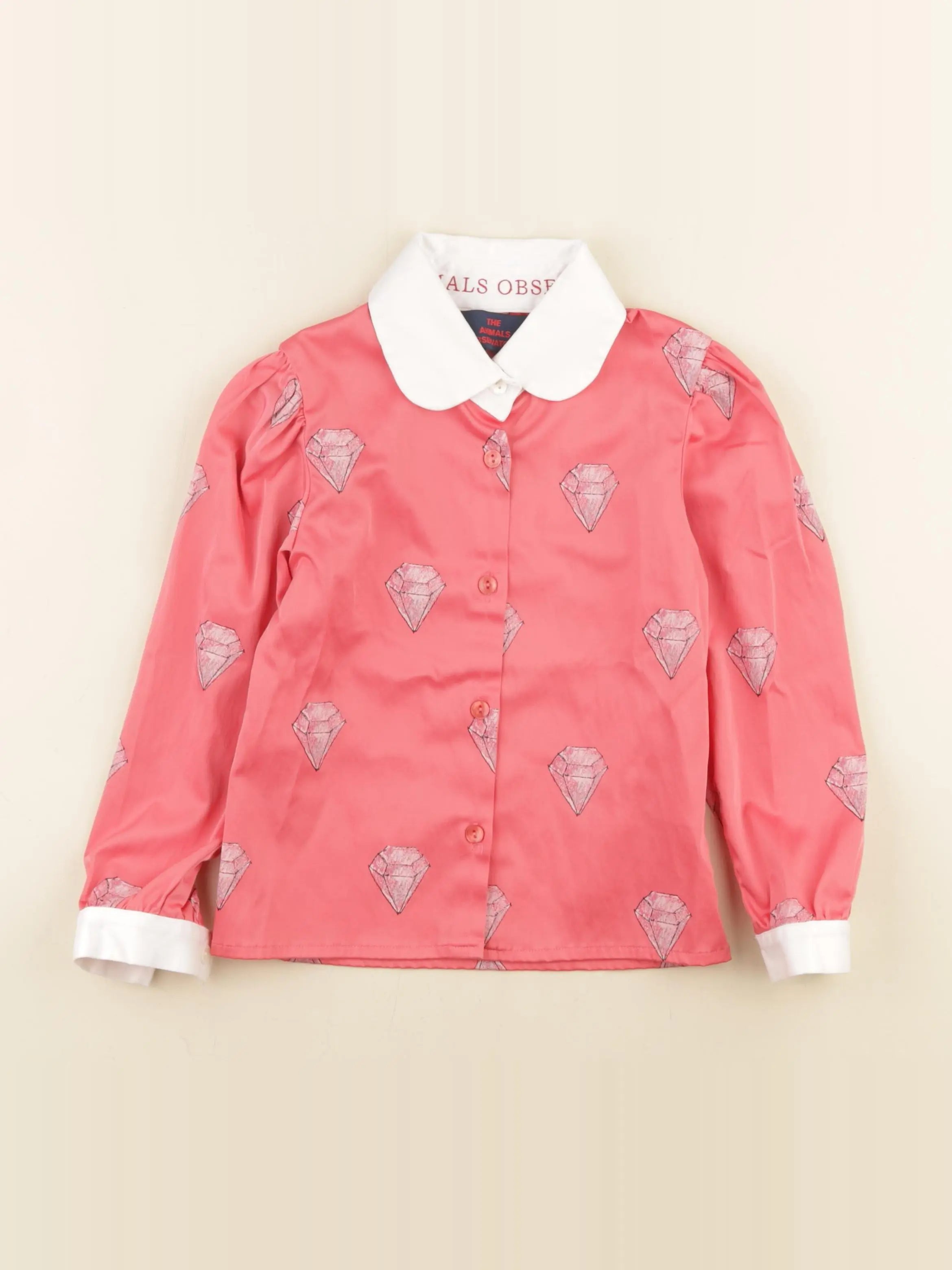 The animals observatory - blouse rose - 4 ans