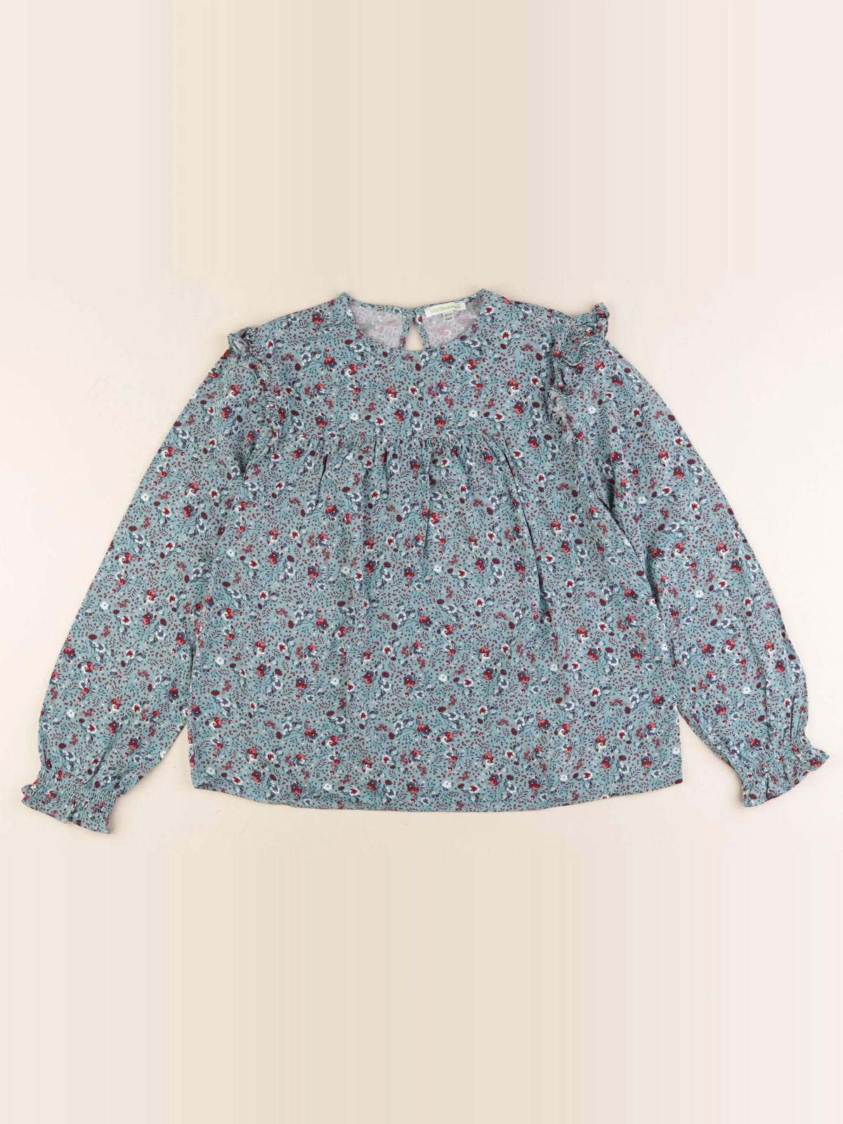 Vertbaudet - blouse bleu - 12 ans