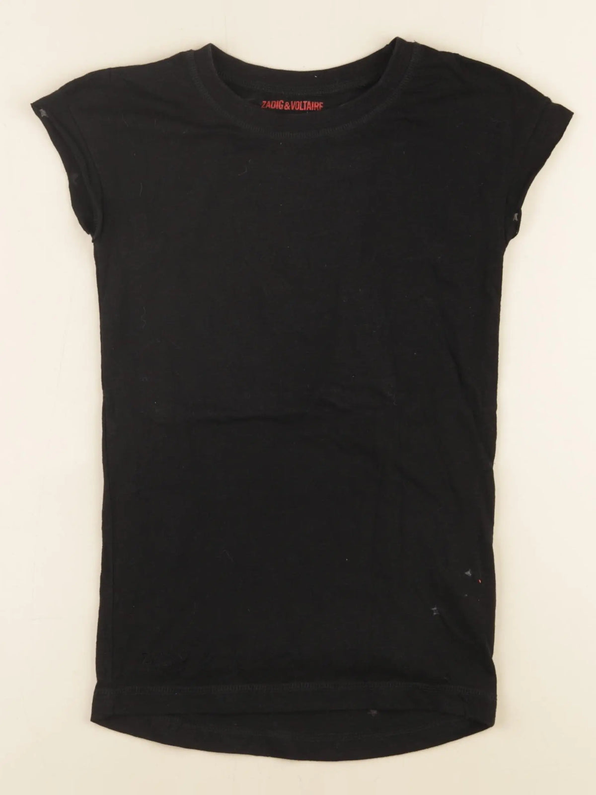 Zadig & Voltaire - robe imprimé au dos noir - 4 ans