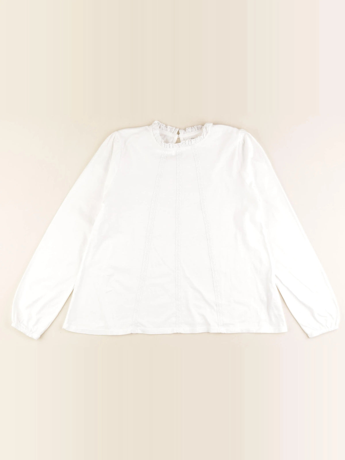 Vertbaudet - tee-shirt blanc - 12 ans