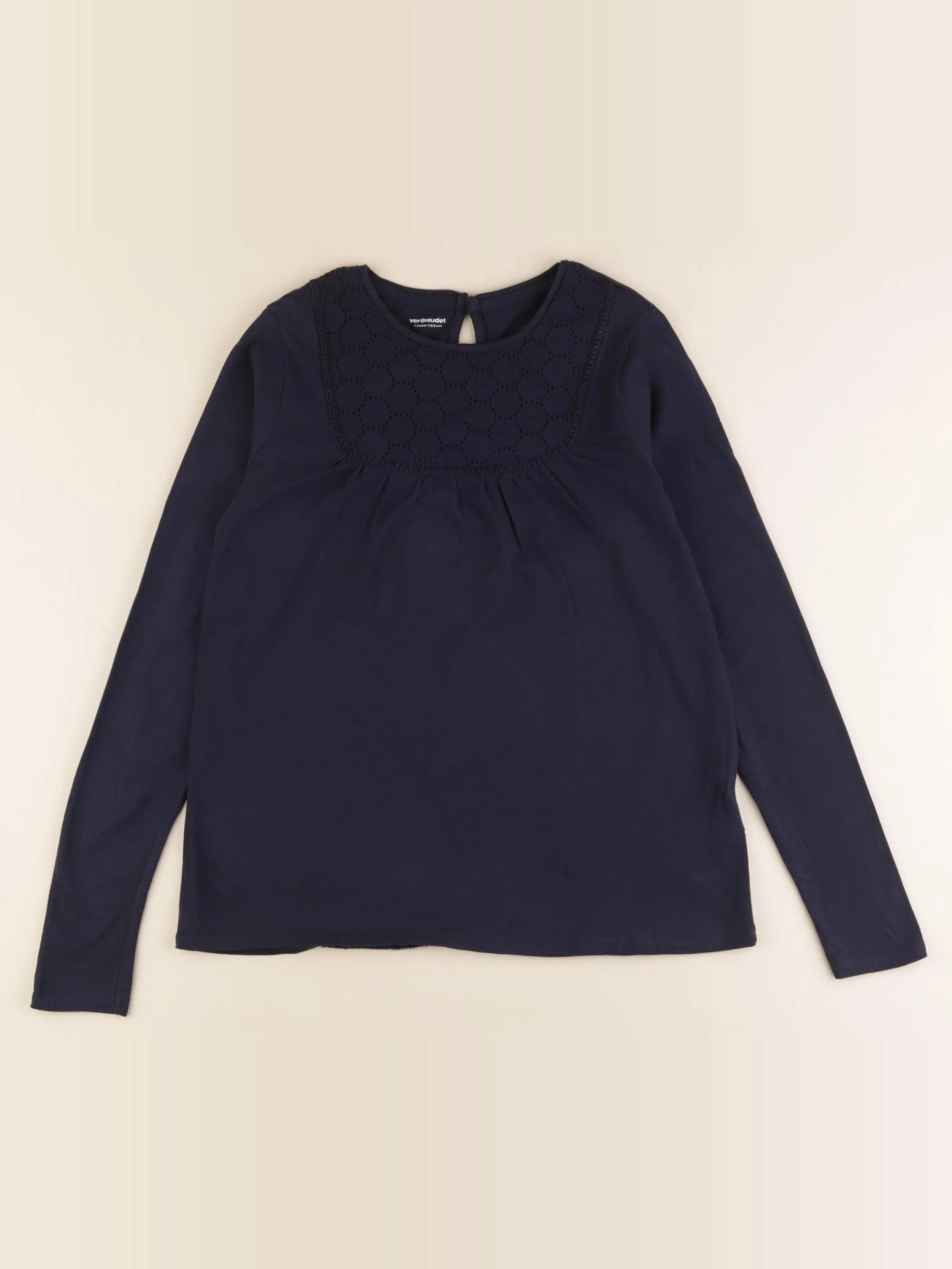 Vertbaudet - tee-shirt bleu - 12 ans