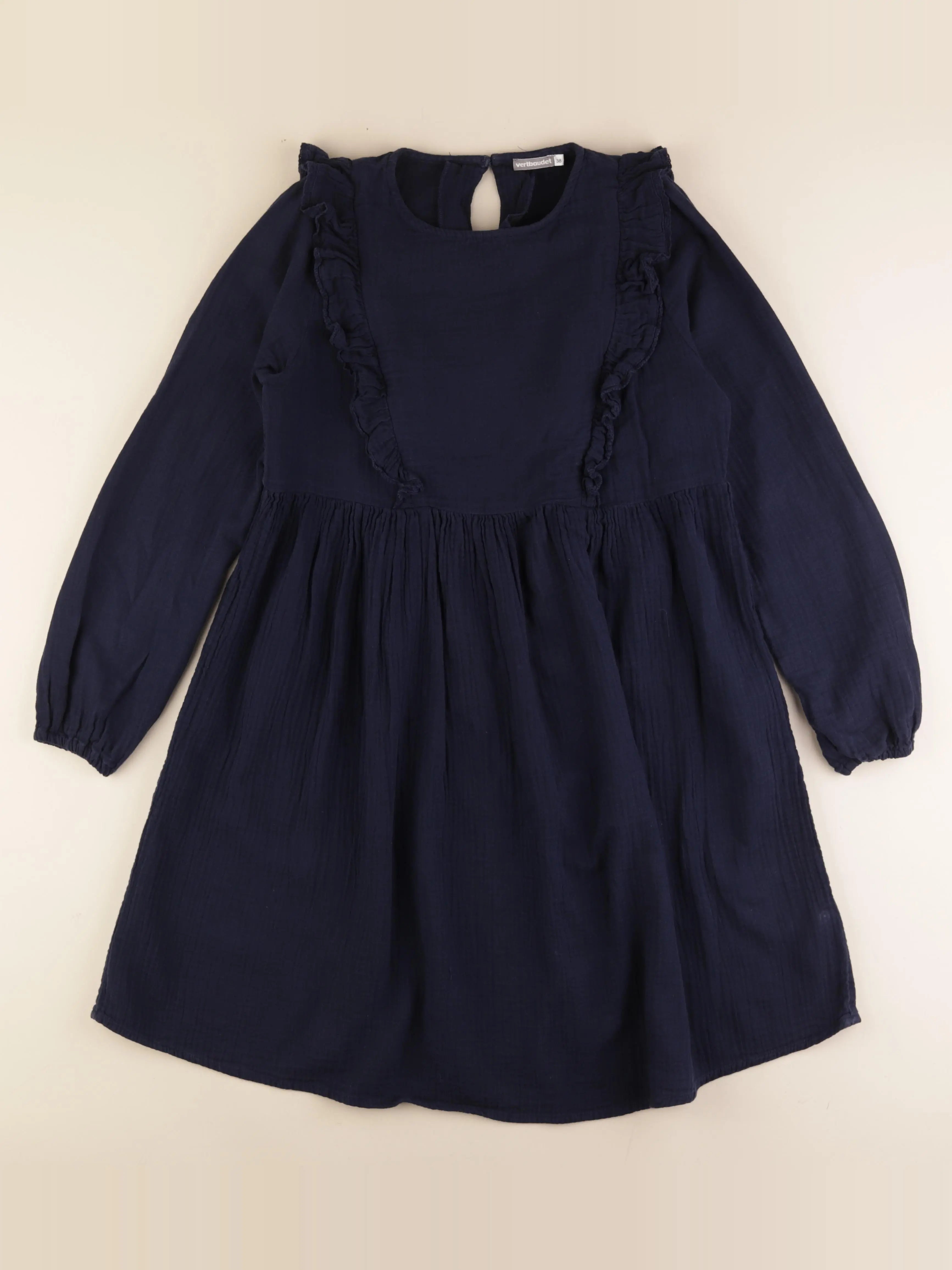 Vertbaudet - robe grossesse bleu - 38