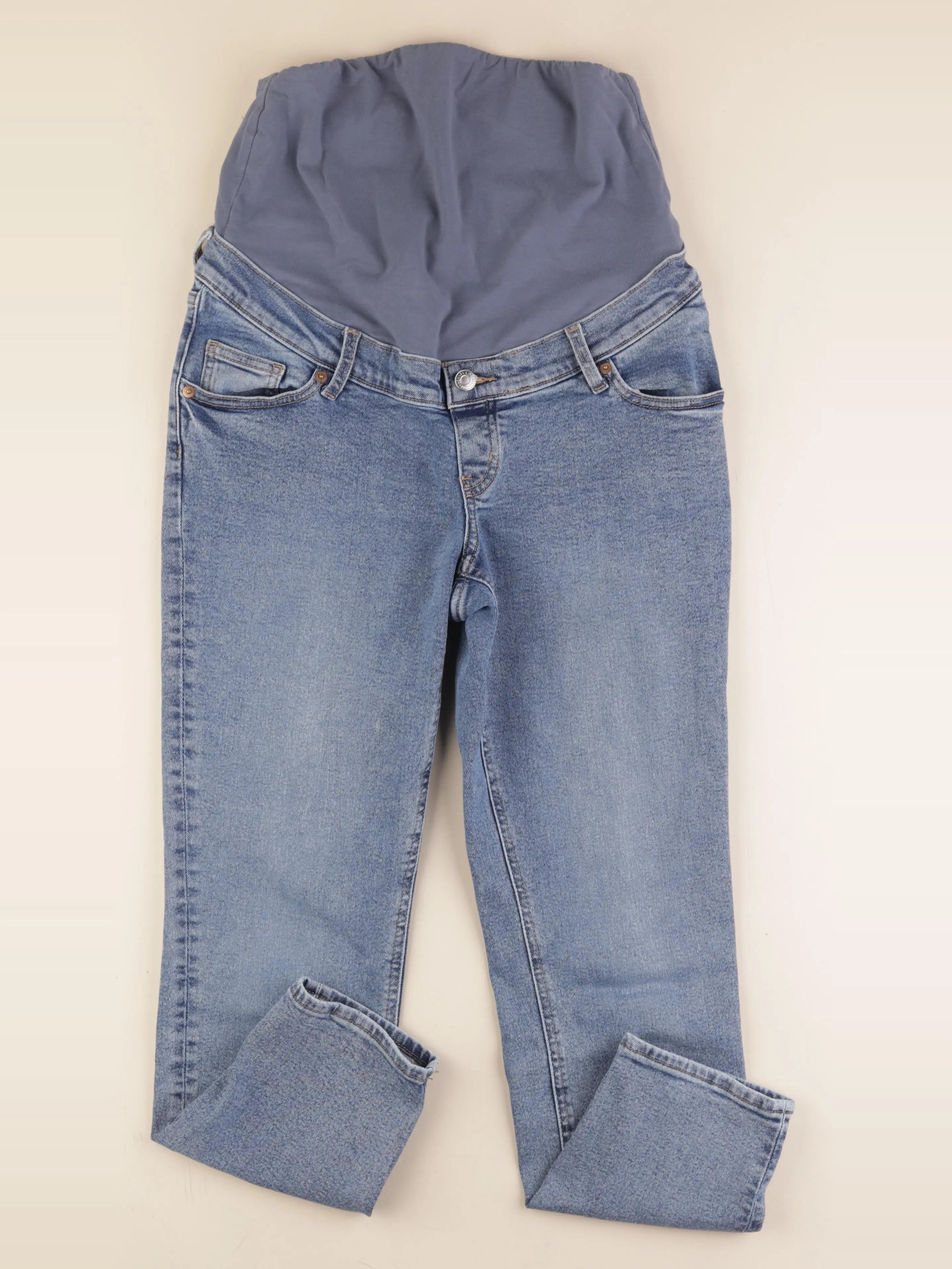 H&M - jean grossesse bleu - 36 à 38