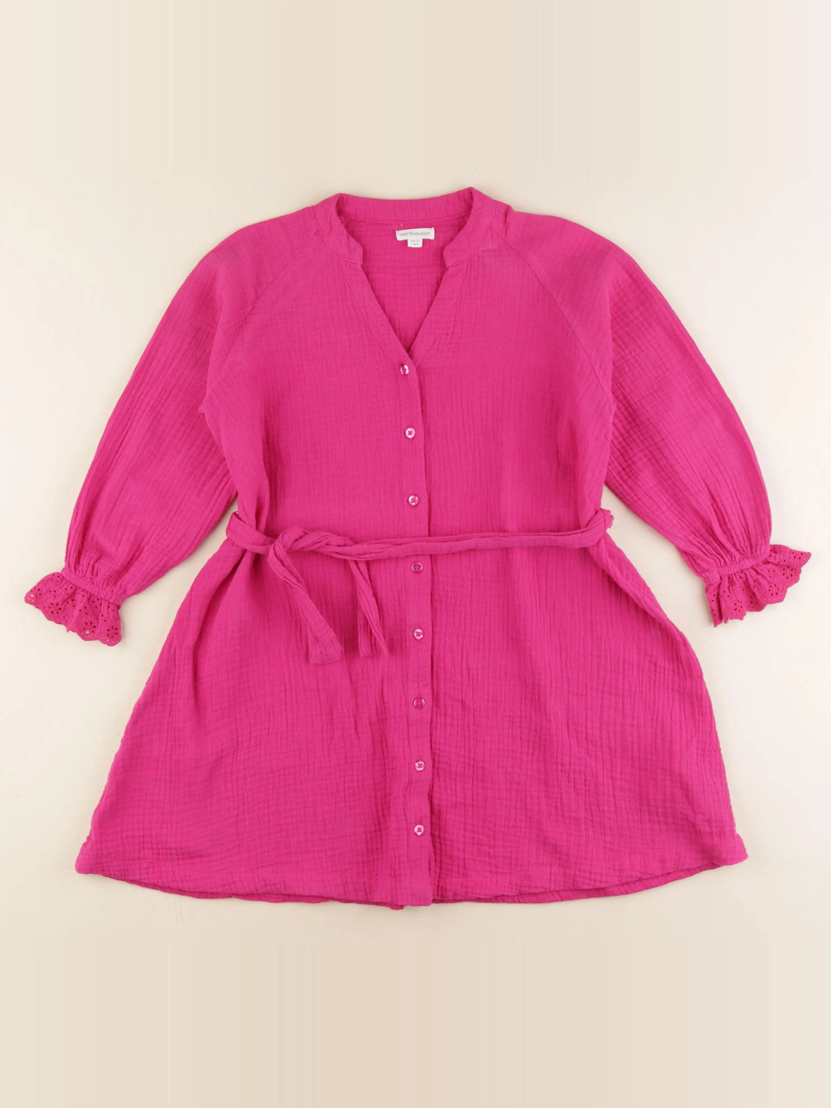 Vertbaudet - robe rose - 7 ans