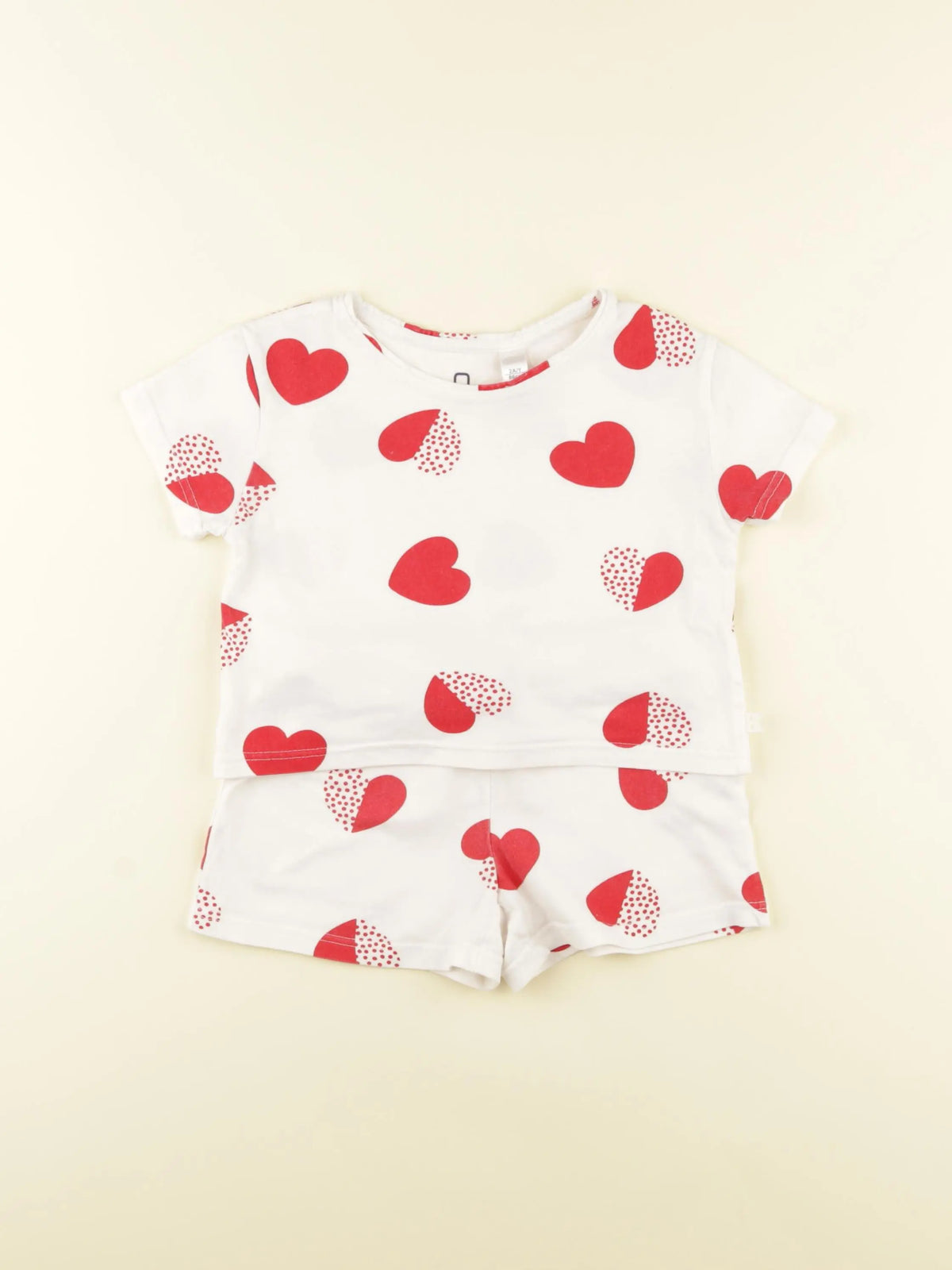 Okaidi - pyjama coton blanc - 2 ans