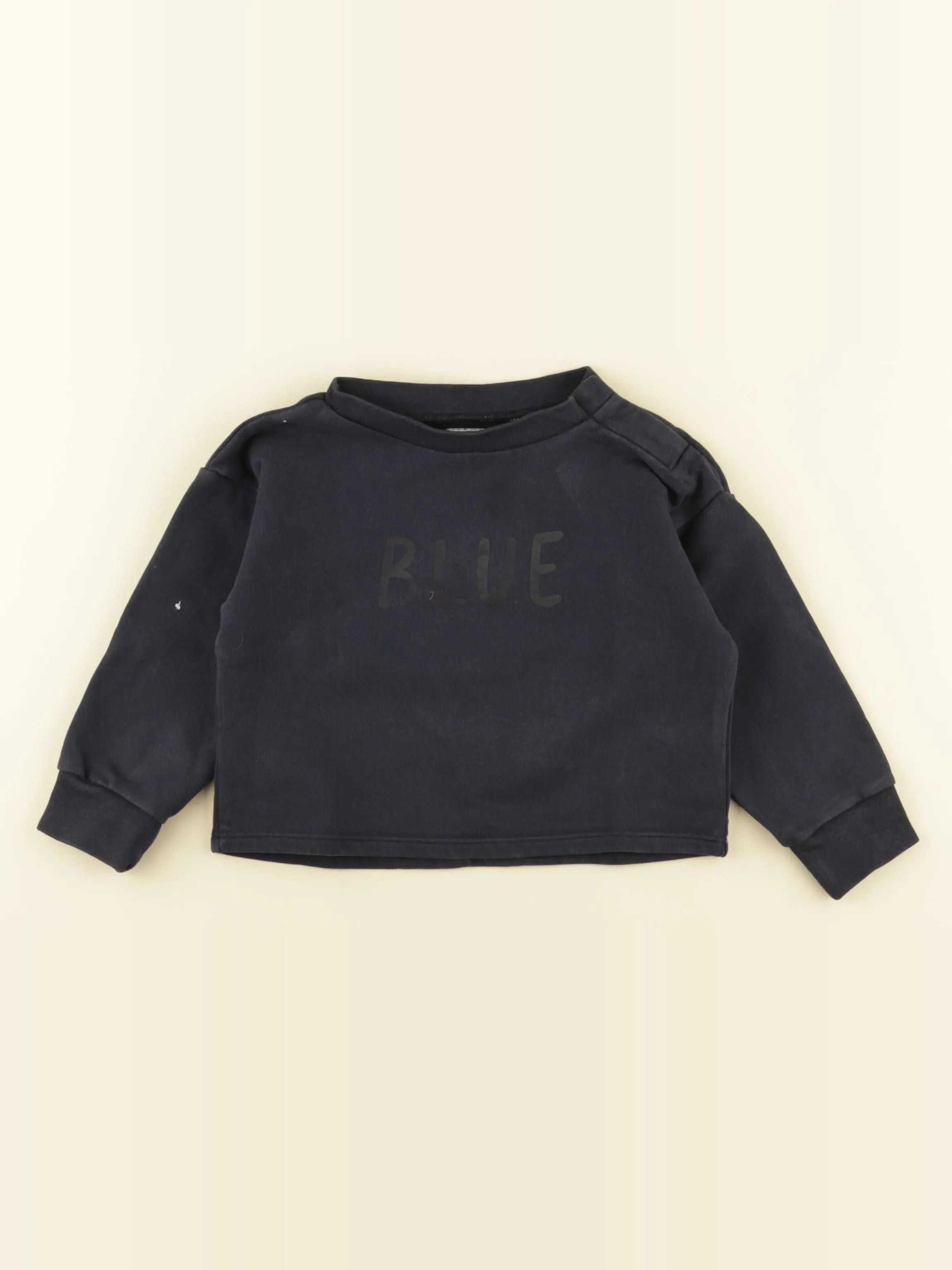 IKKS - sweat bleu - 2 ans