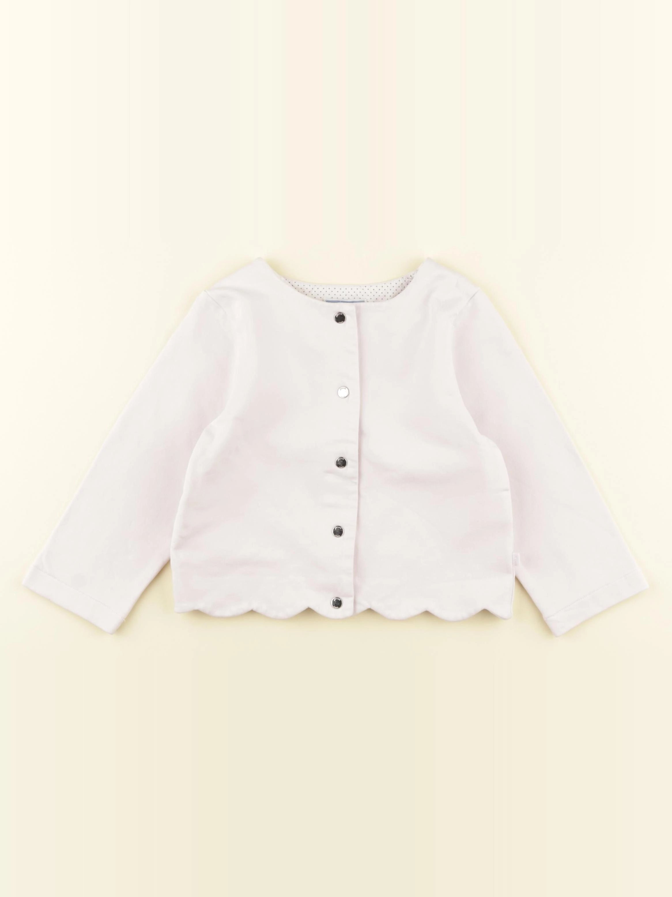 Jacadi - sweat rose - 24 mois