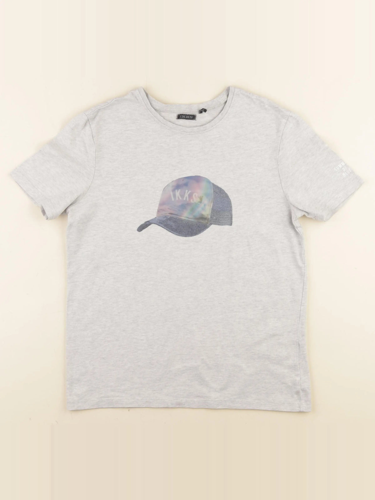 IKKS - tee-shirt gris - 14 ans