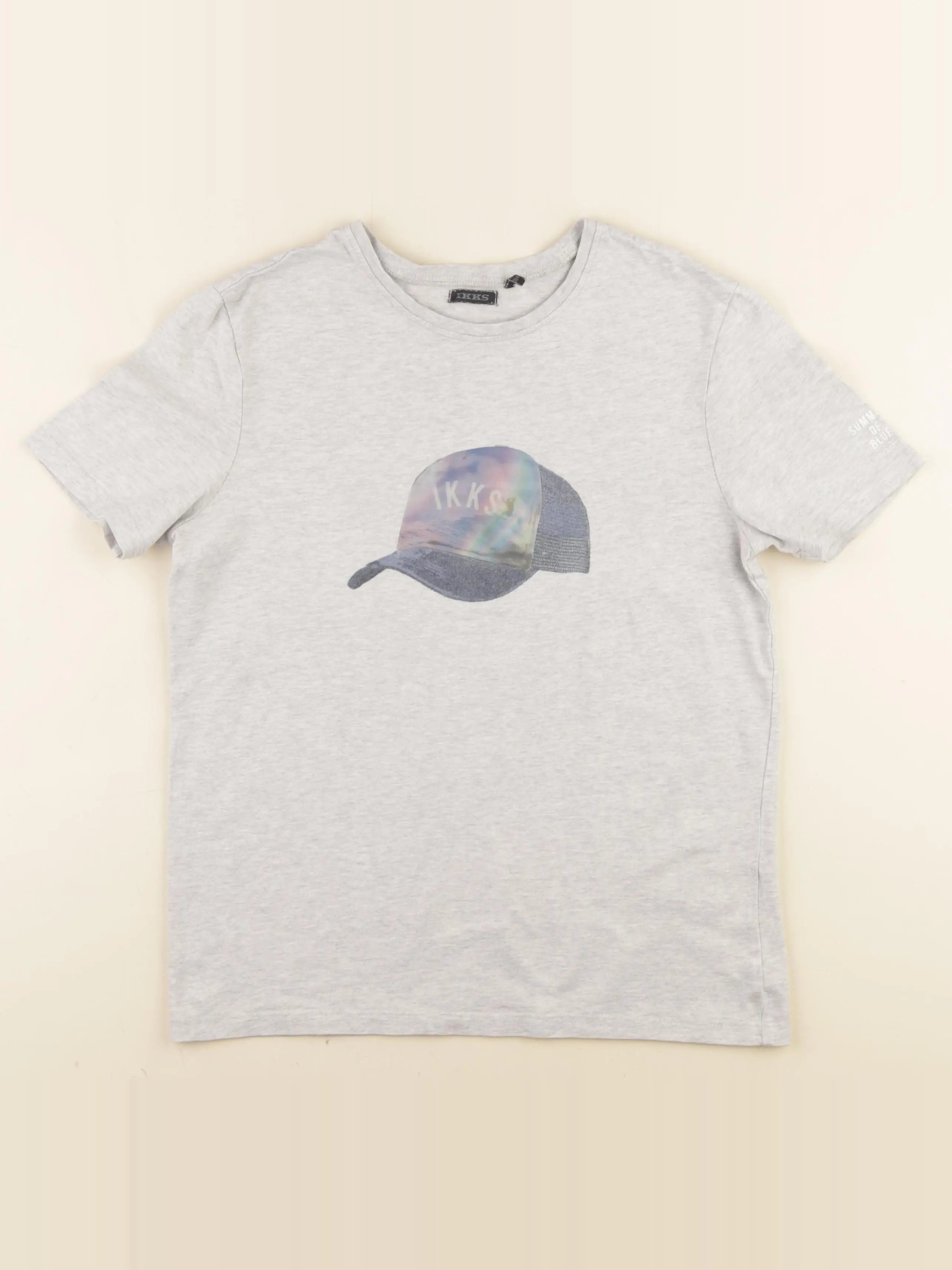 IKKS - tee-shirt gris - 14 ans