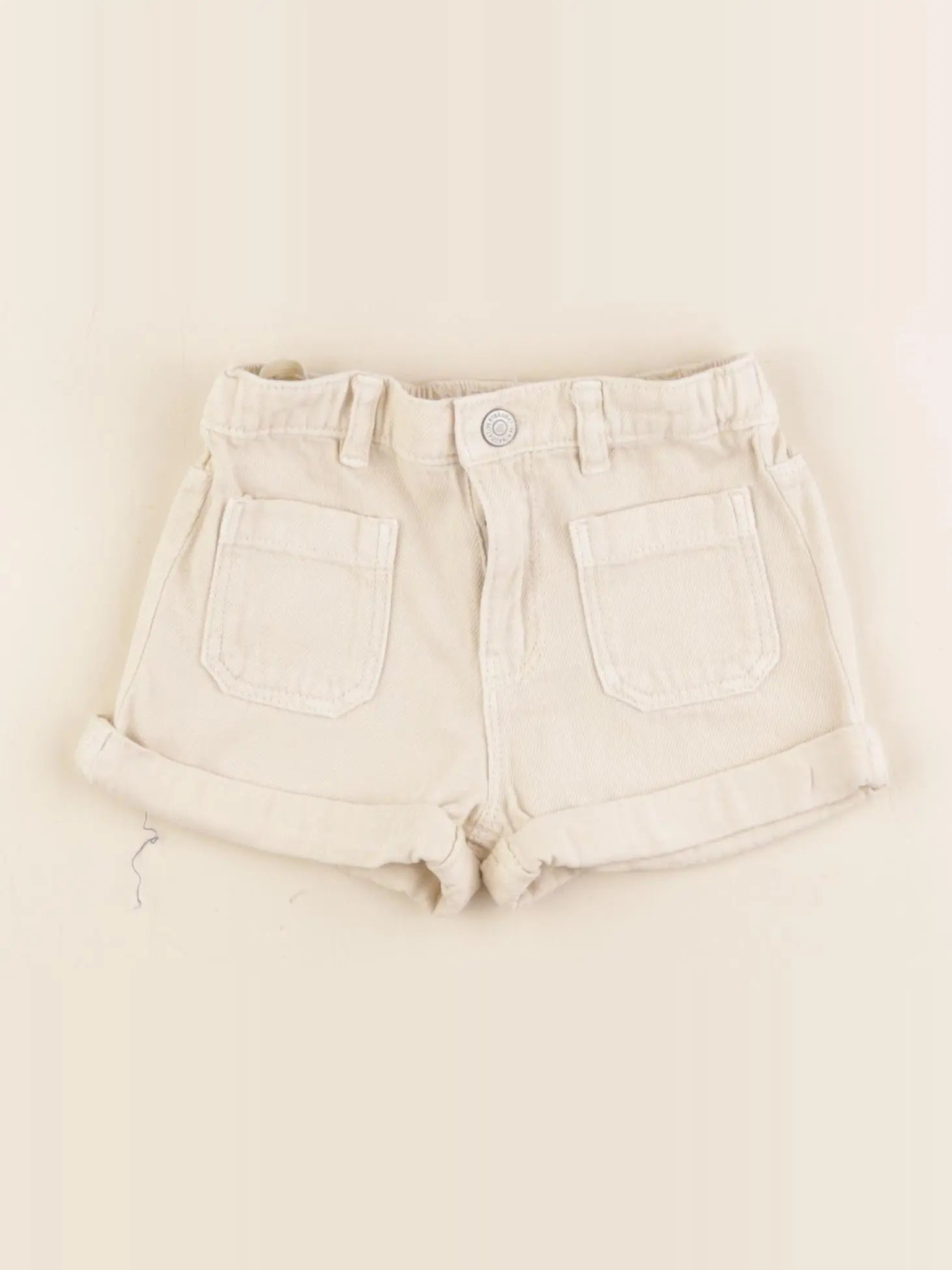 Vertbaudet - short beige - 2 ans