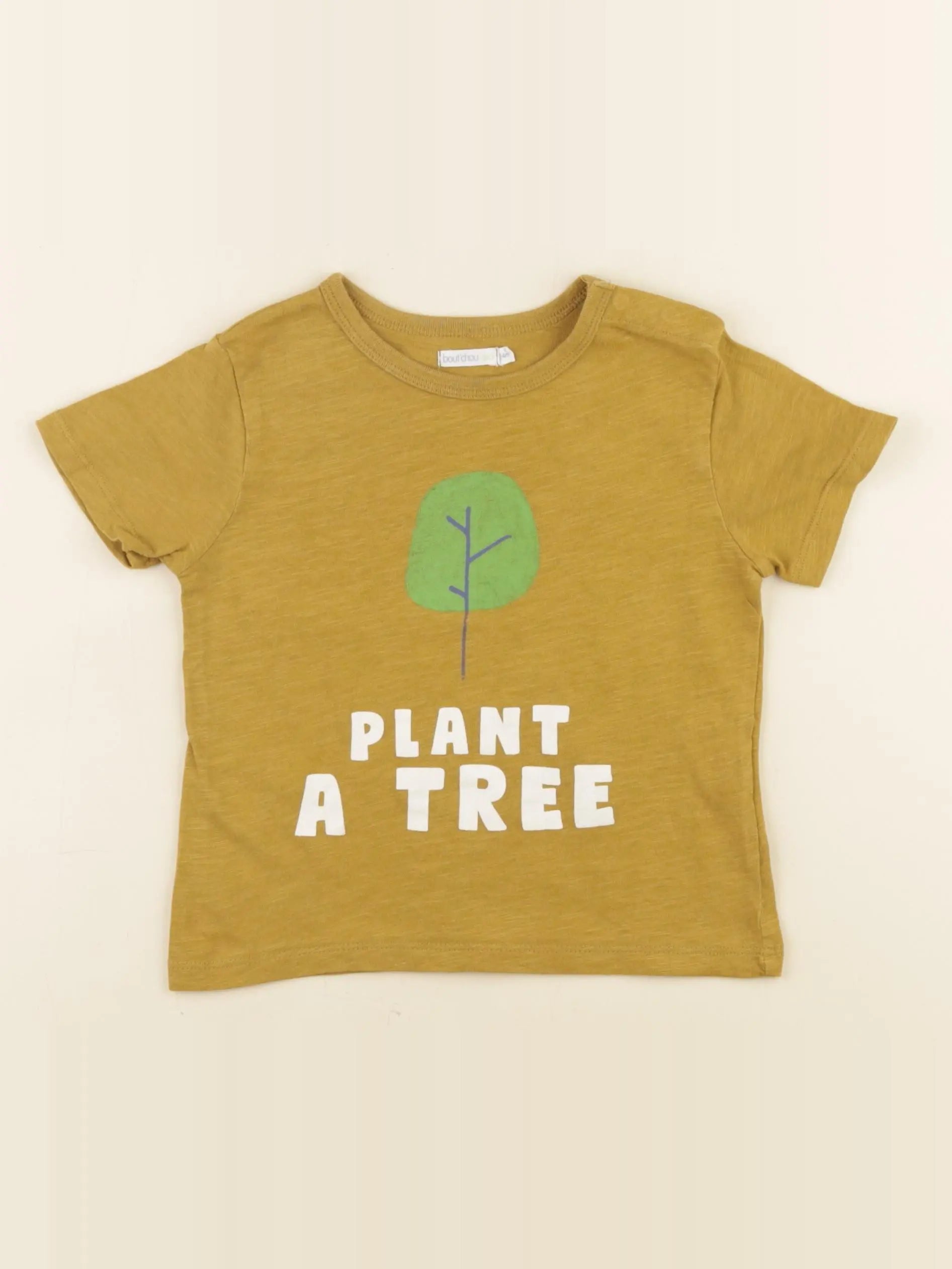 Boutchou - tee-shirt jaune - 24 mois