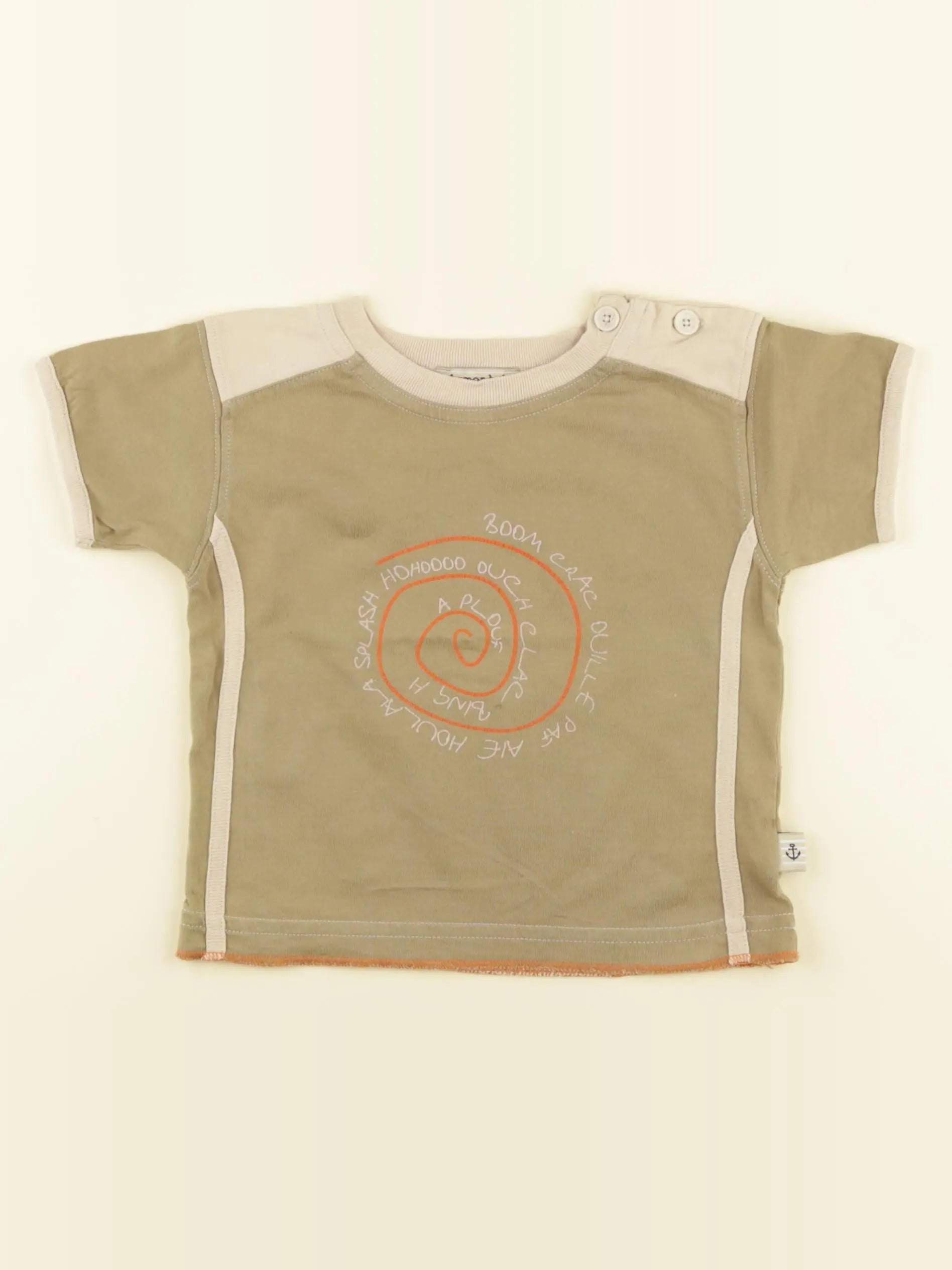 Armor Lux - tee-shirt vert - 12 mois