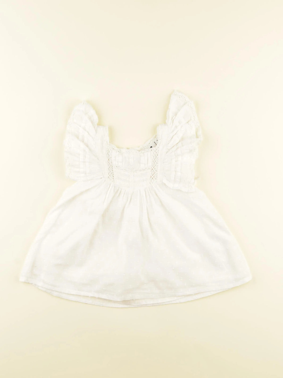 Cyrillus - blouse blanc - 4 ans