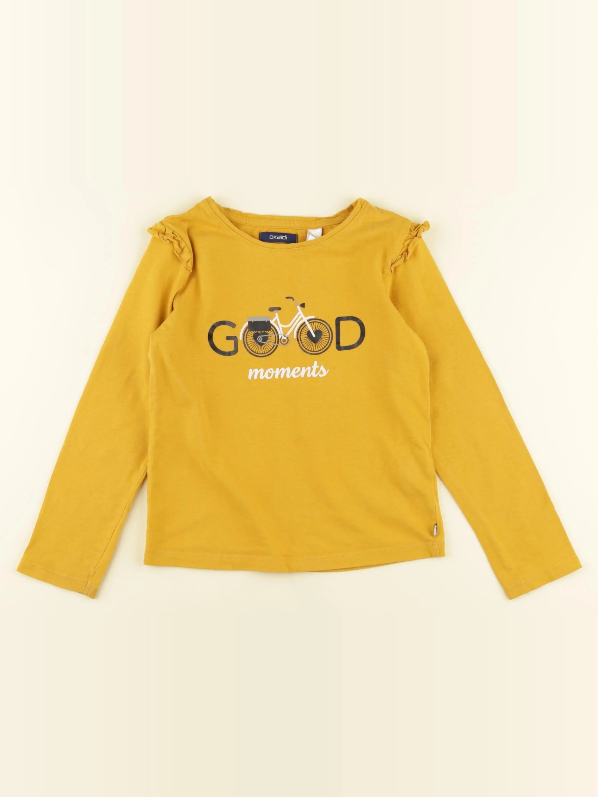 Okaidi - tee-shirt jaune - 6 ans
