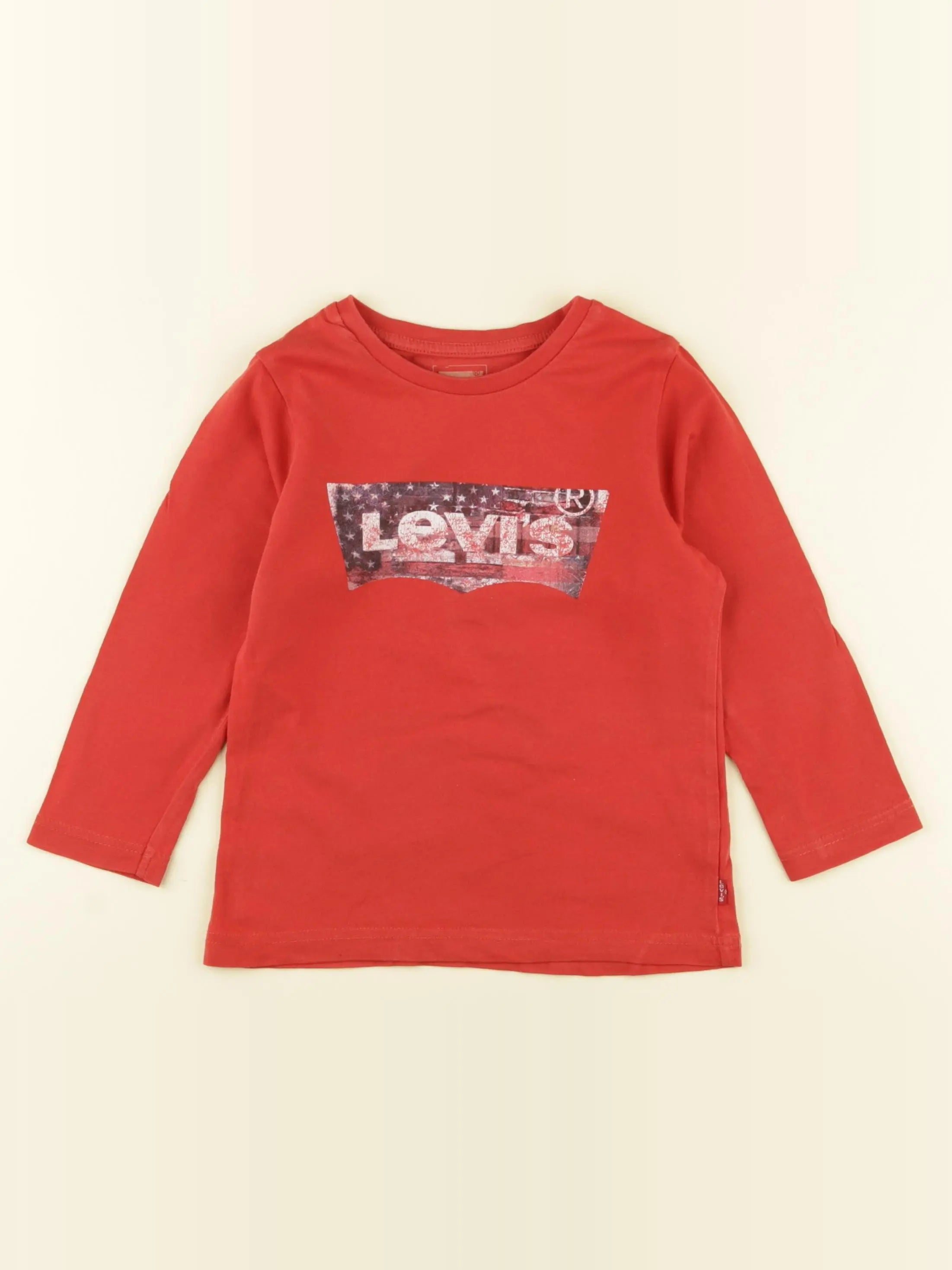 Levi's - tee-shirt rouge - 3 ans