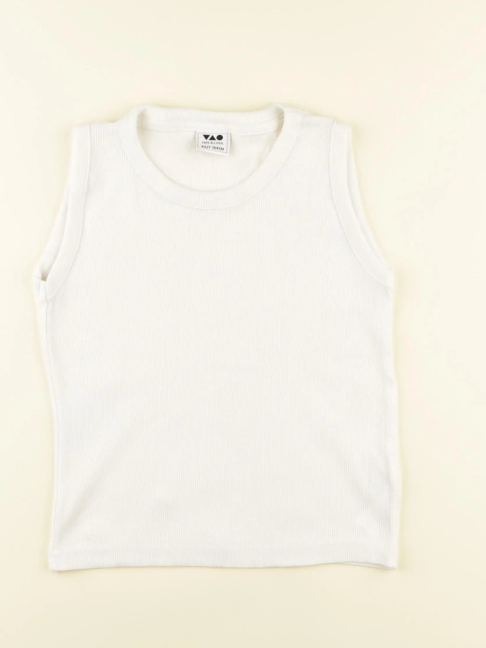 Tape à l'oeil - débardeur blanc - 4 ans