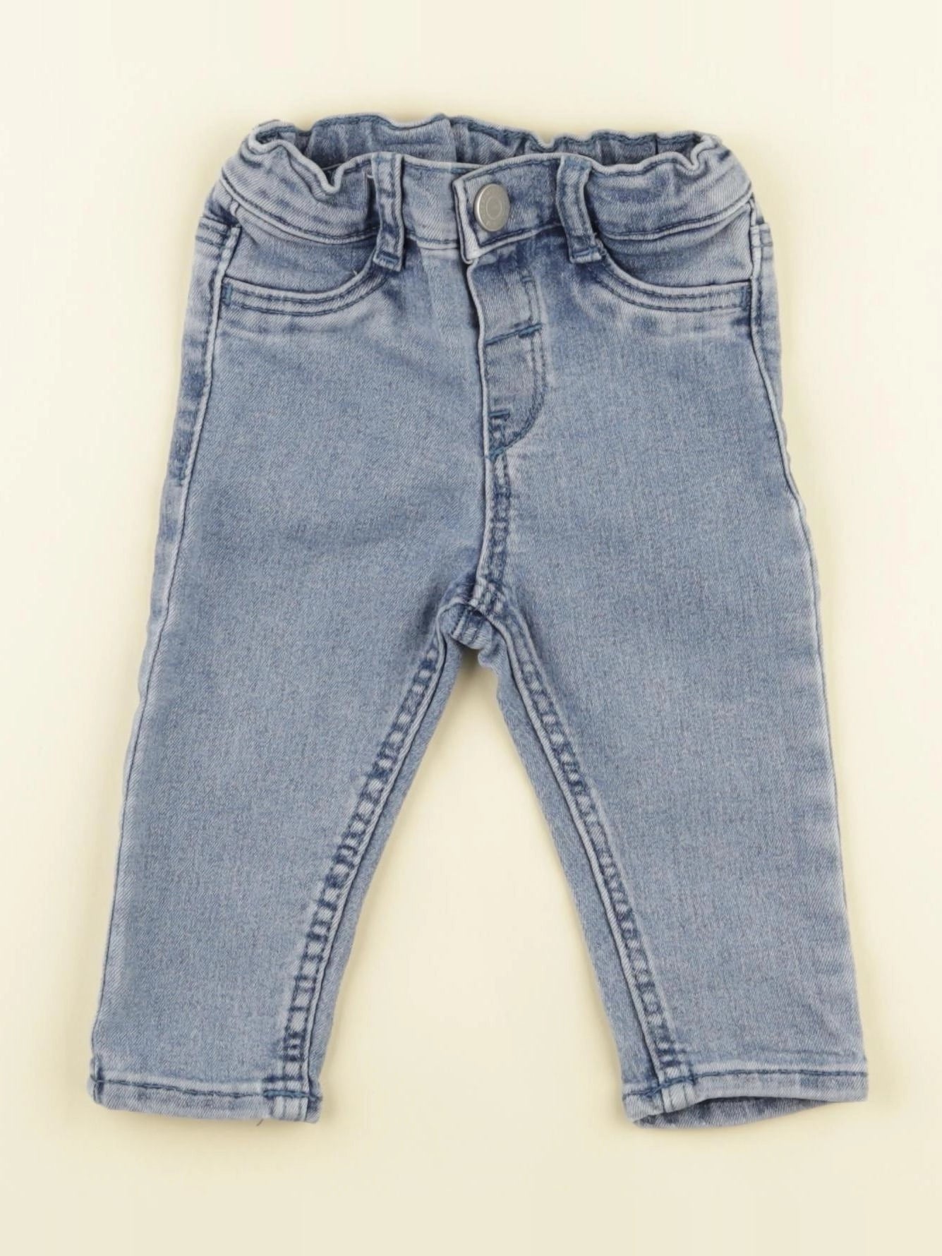 IKKS - jean bleu - 4/6 mois