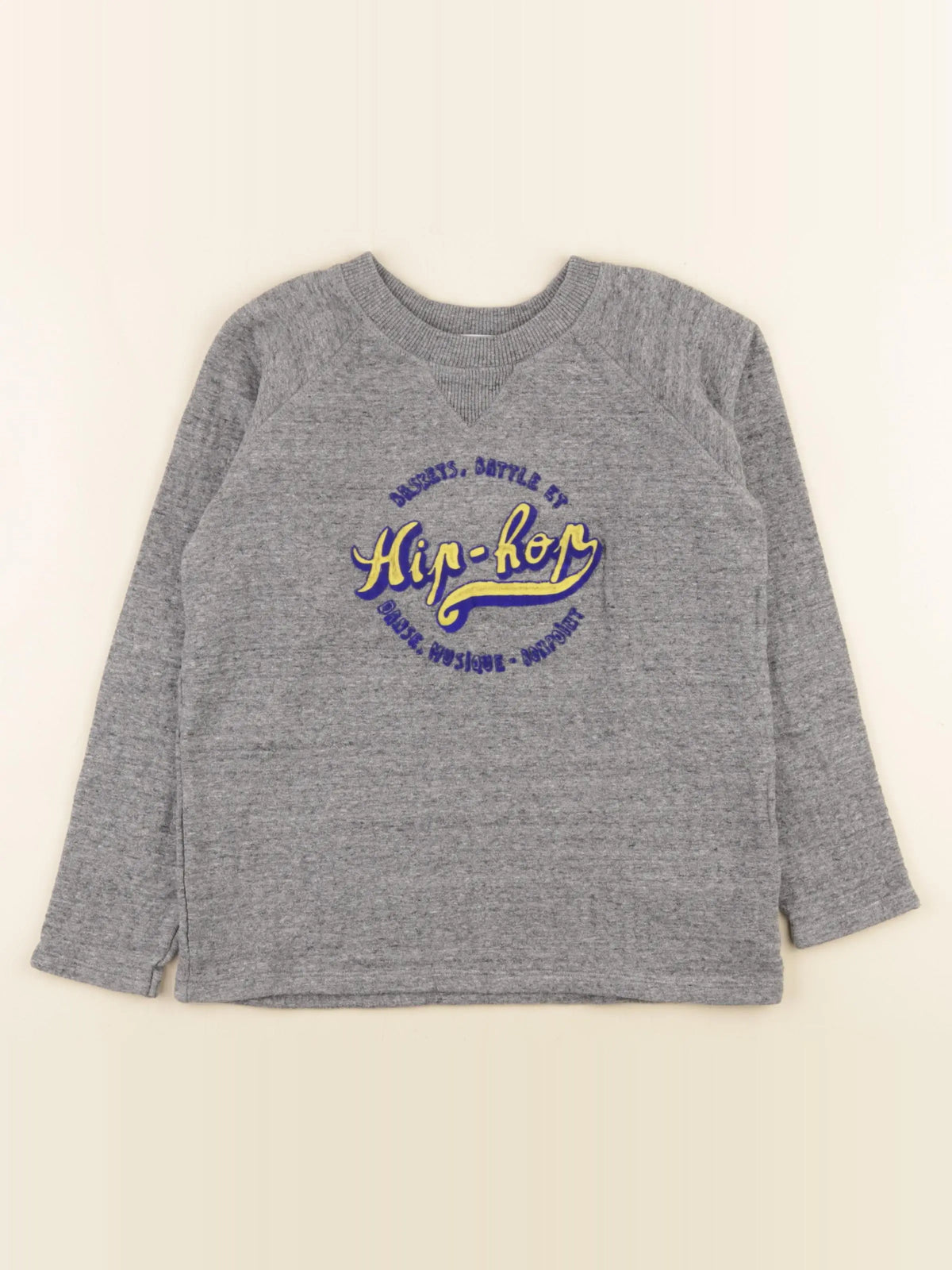 Bonpoint - sweat gris - 8 ans