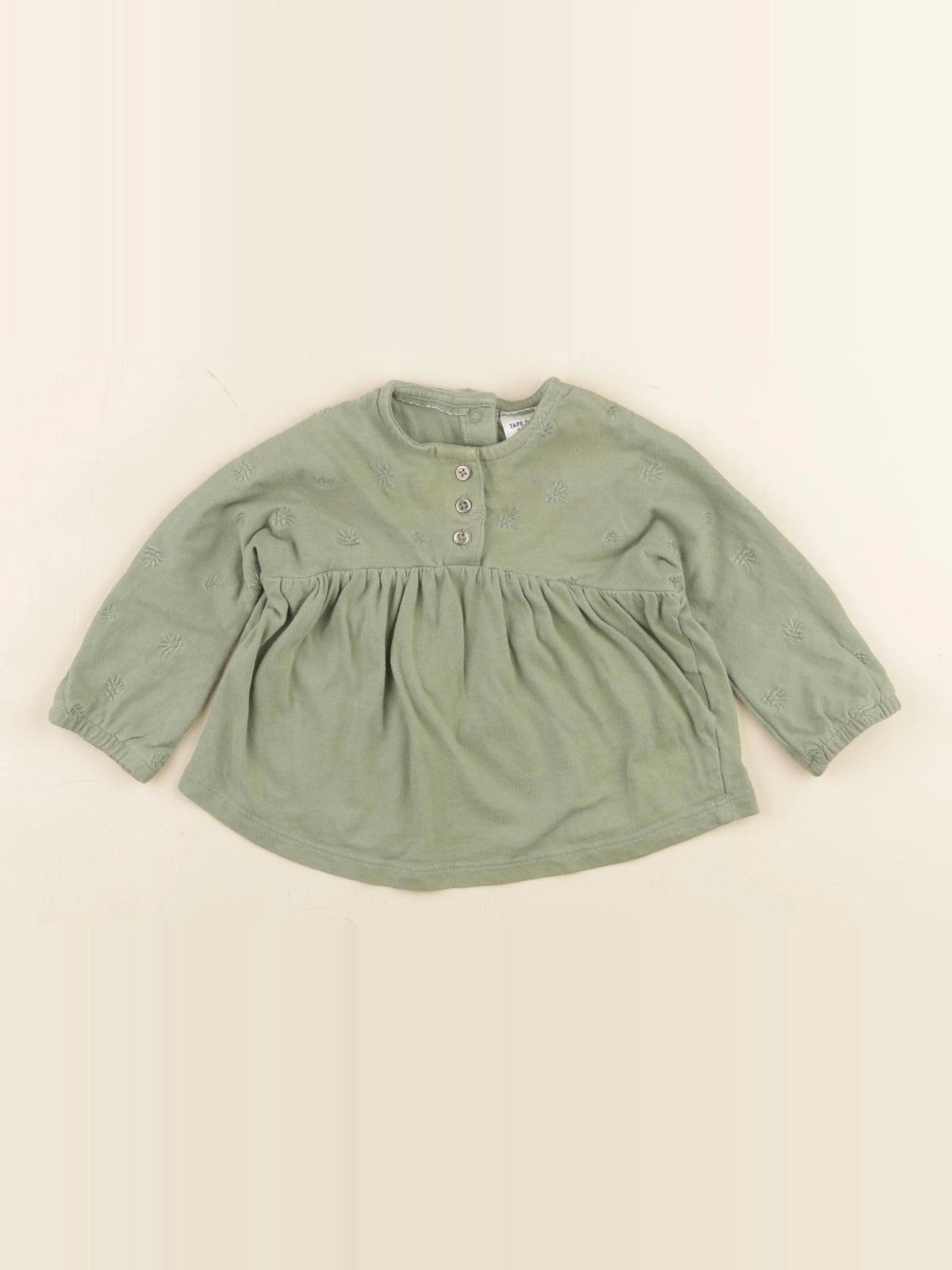 Tape à l'oeil - tee-shirt vert - 9 mois