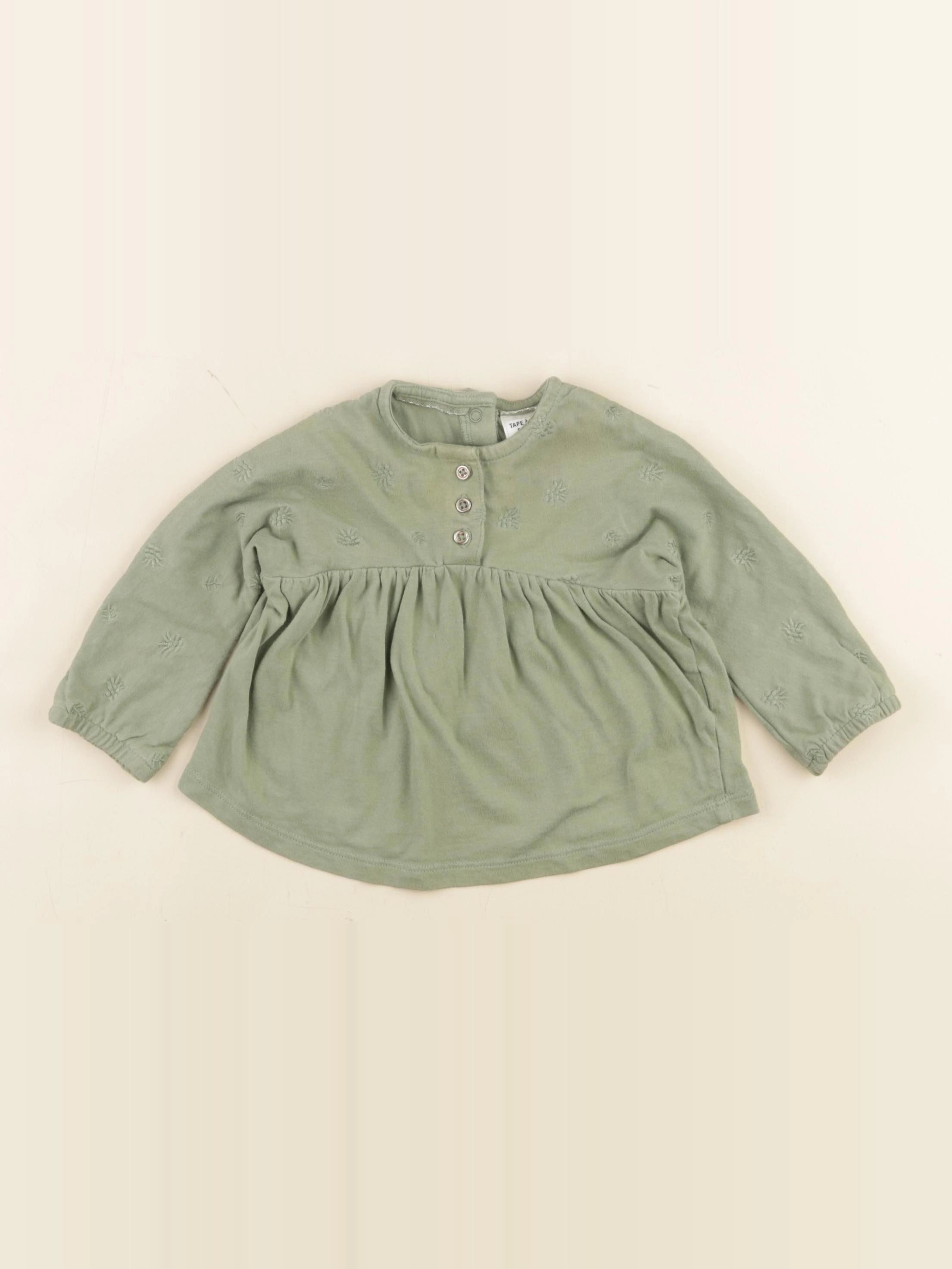 Tape à l'oeil - tee-shirt vert - 9 mois