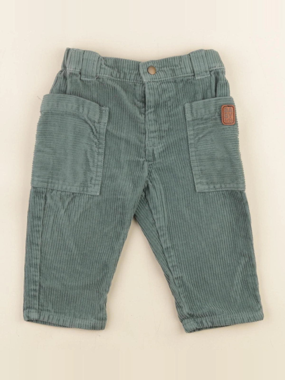 Boutchou - pantalon vert - 9 mois