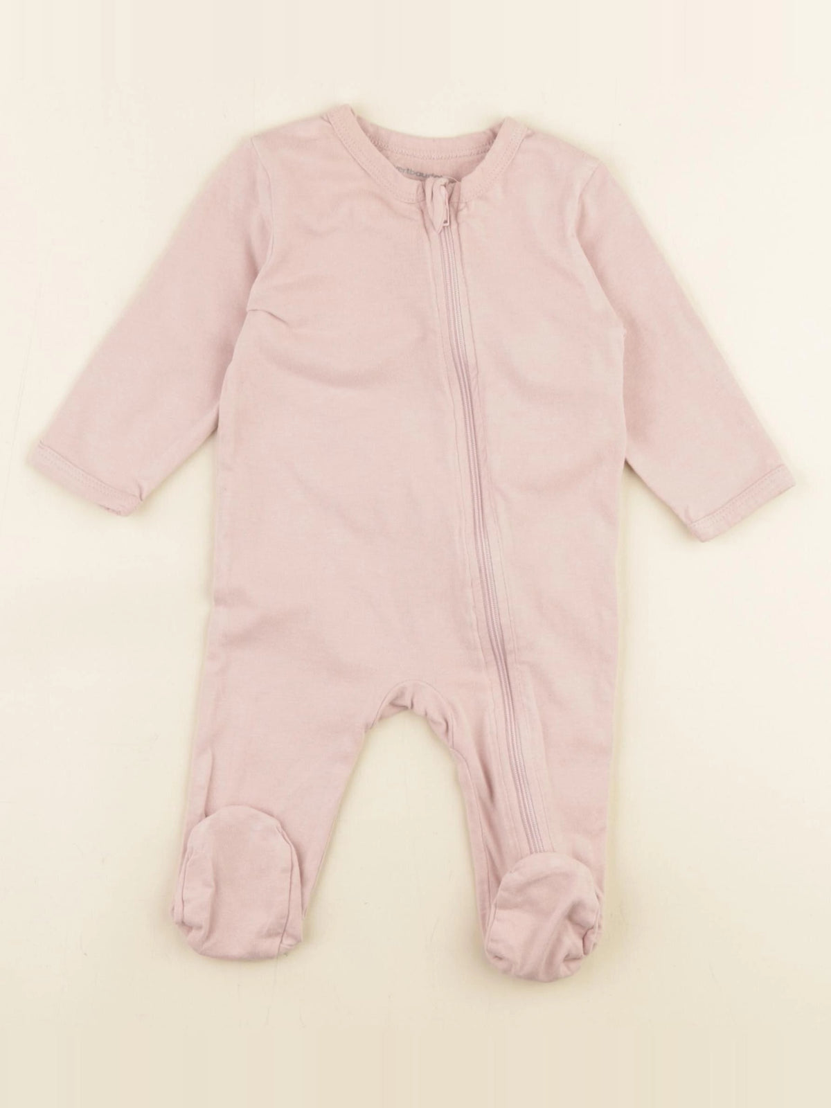 Vertbaudet - pyjama coton rose - 3 mois