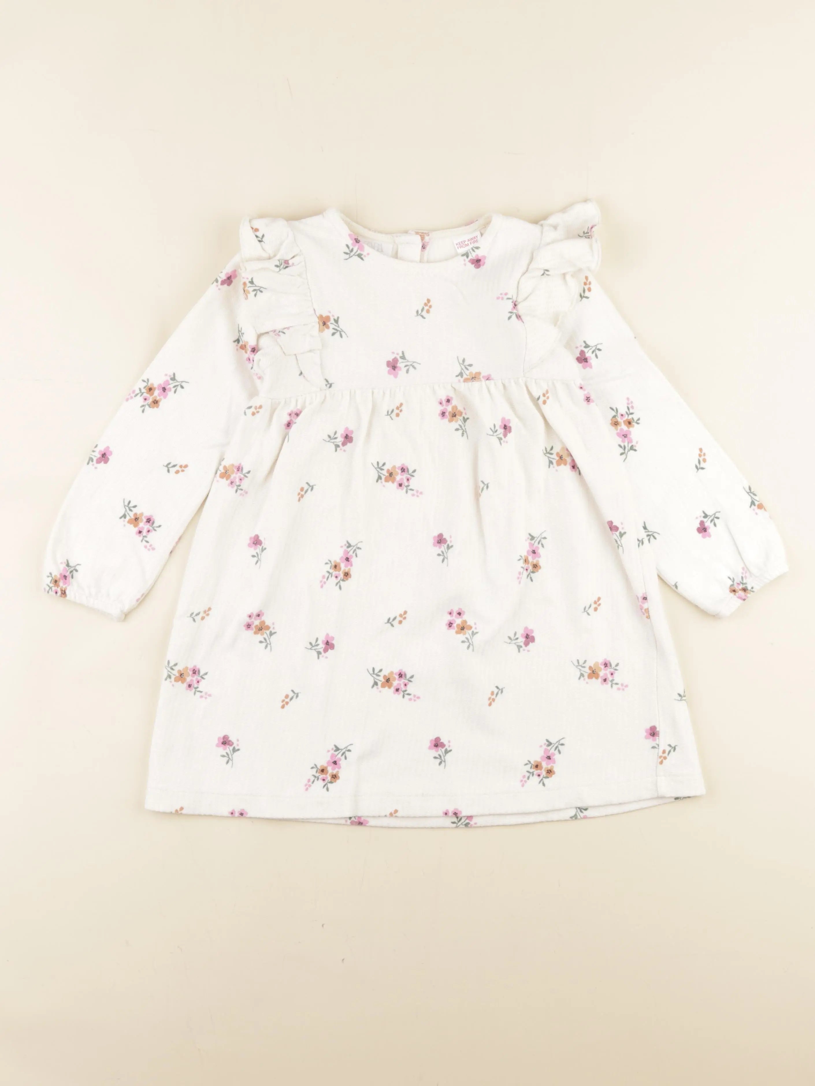 Zara - robe beige - 3/4 ans